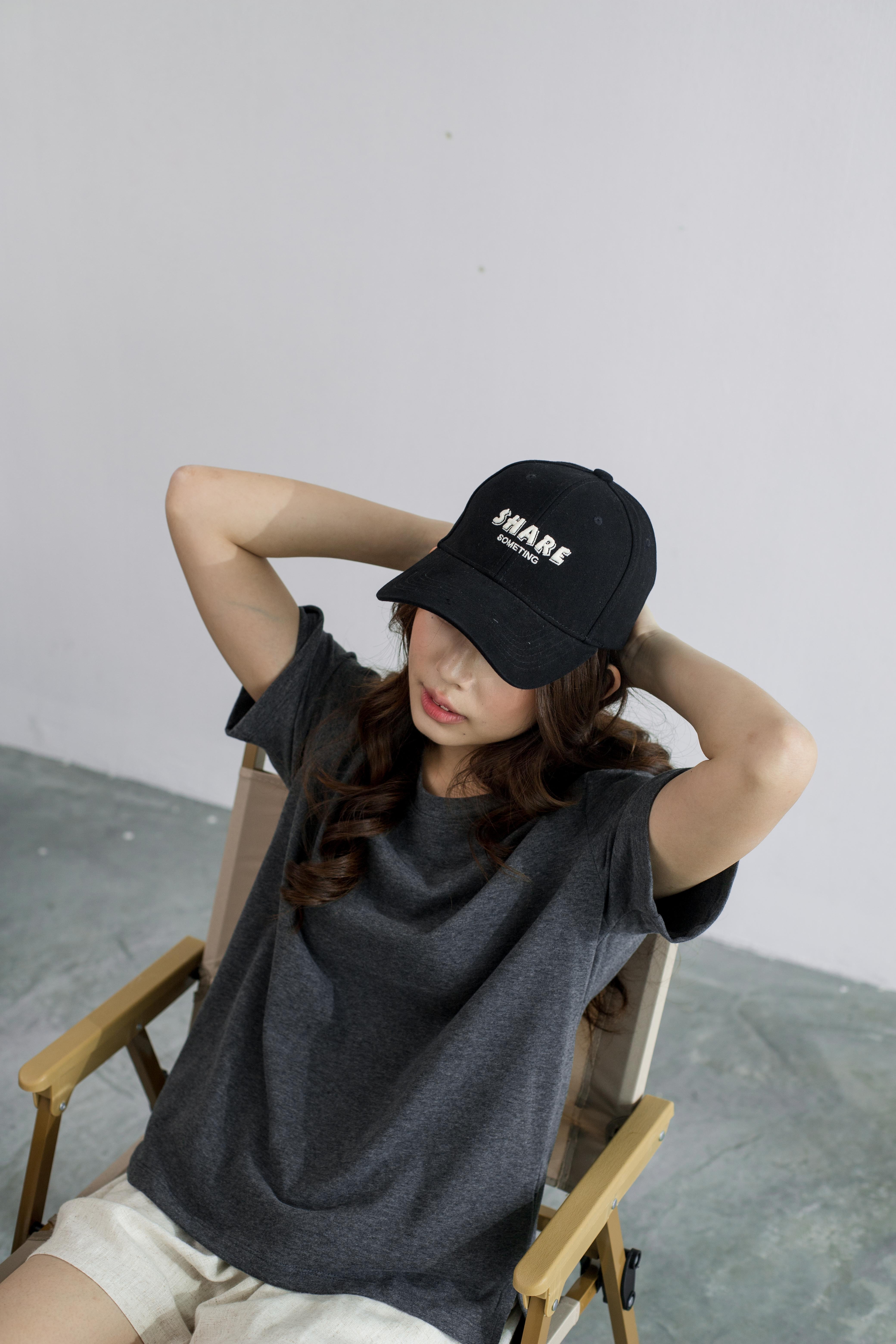 Share Something Cap Black -D91BLK