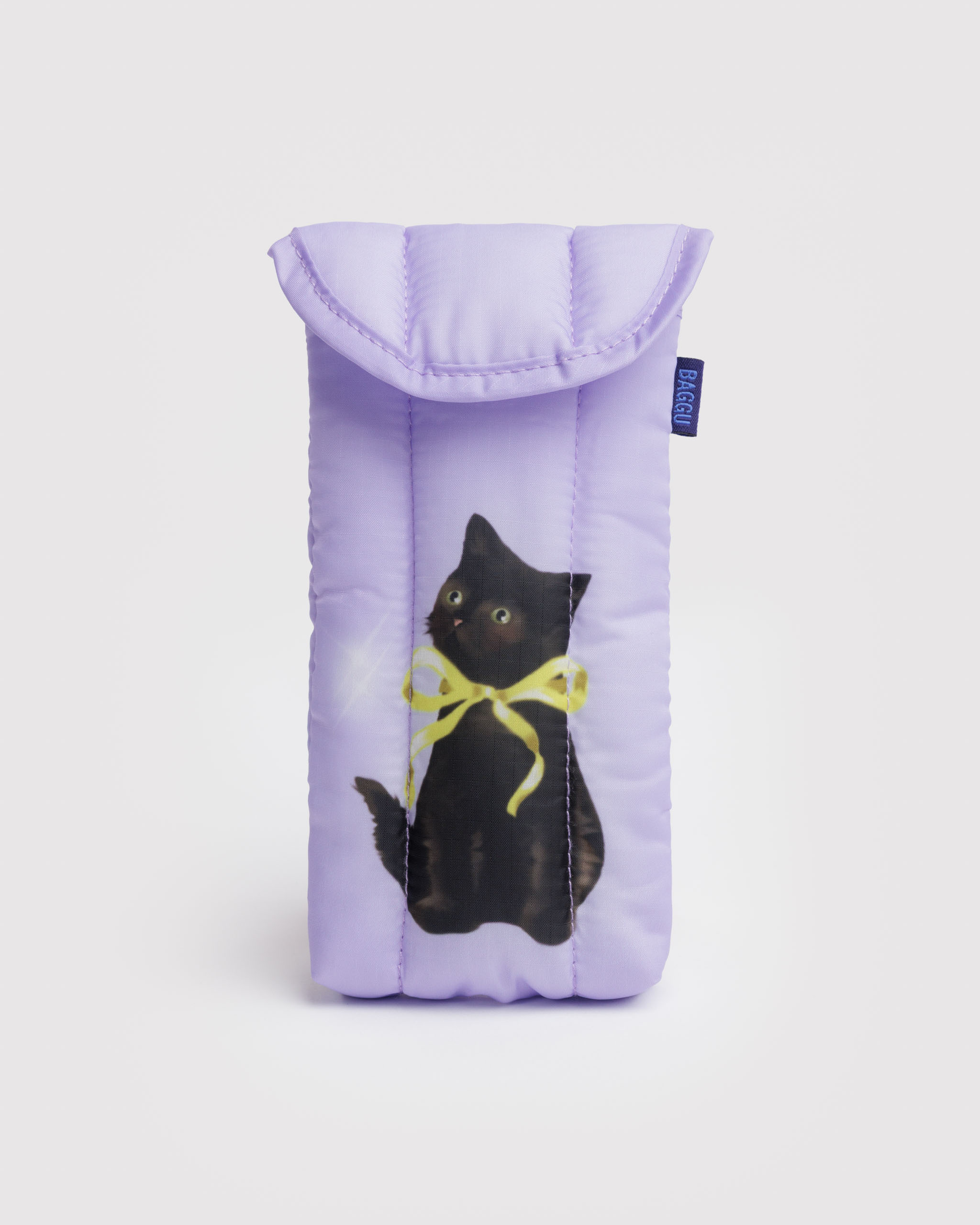 Puffy Glasses Sleeve - Fancy Cats | BAGGU