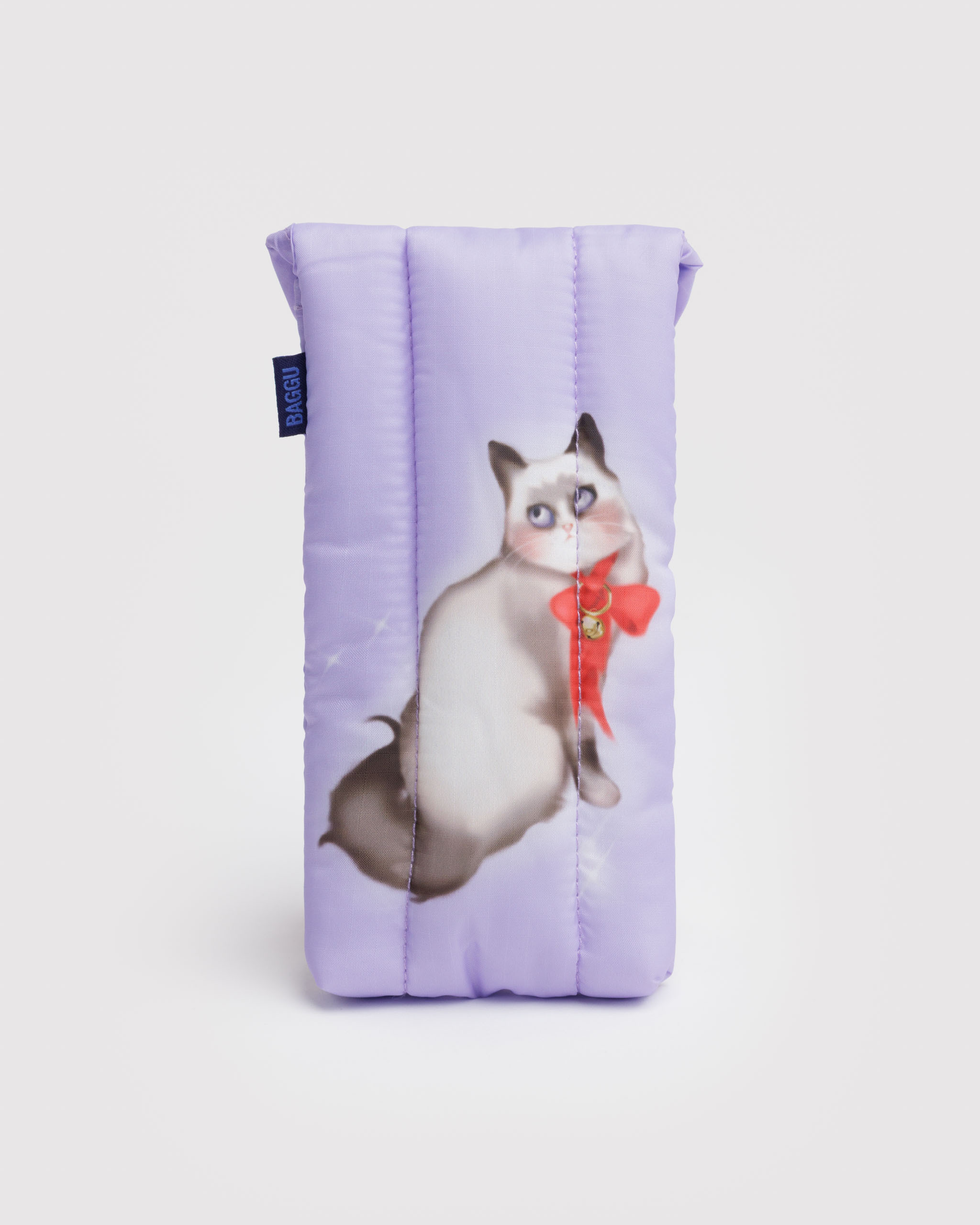 Puffy Glasses Sleeve - Fancy Cats | BAGGU