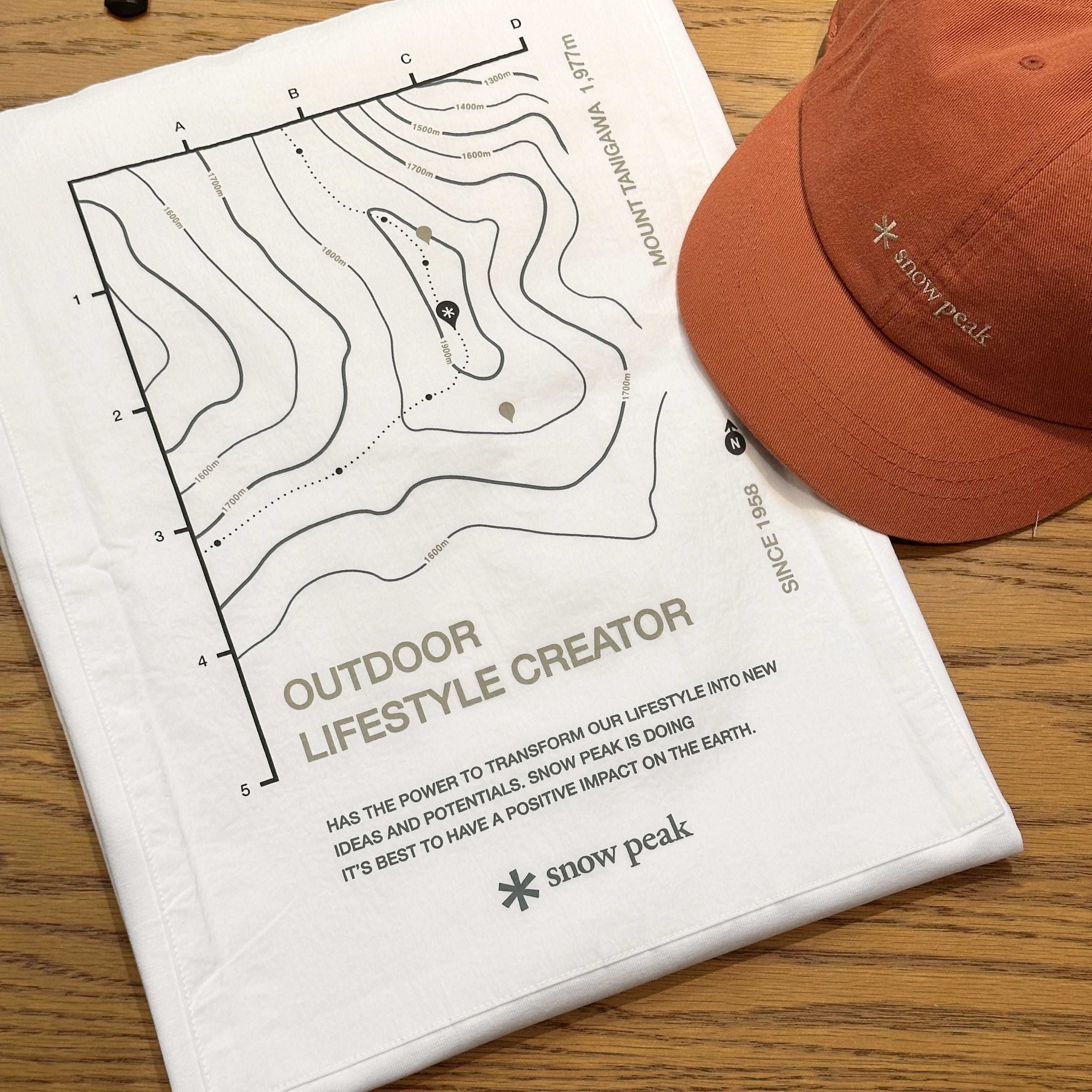 【現貨】snow peak Aerocool Tanigawa Short Sleeve T-shirt 25SS 海拔線 短tee 涼感 S25MMFTS84