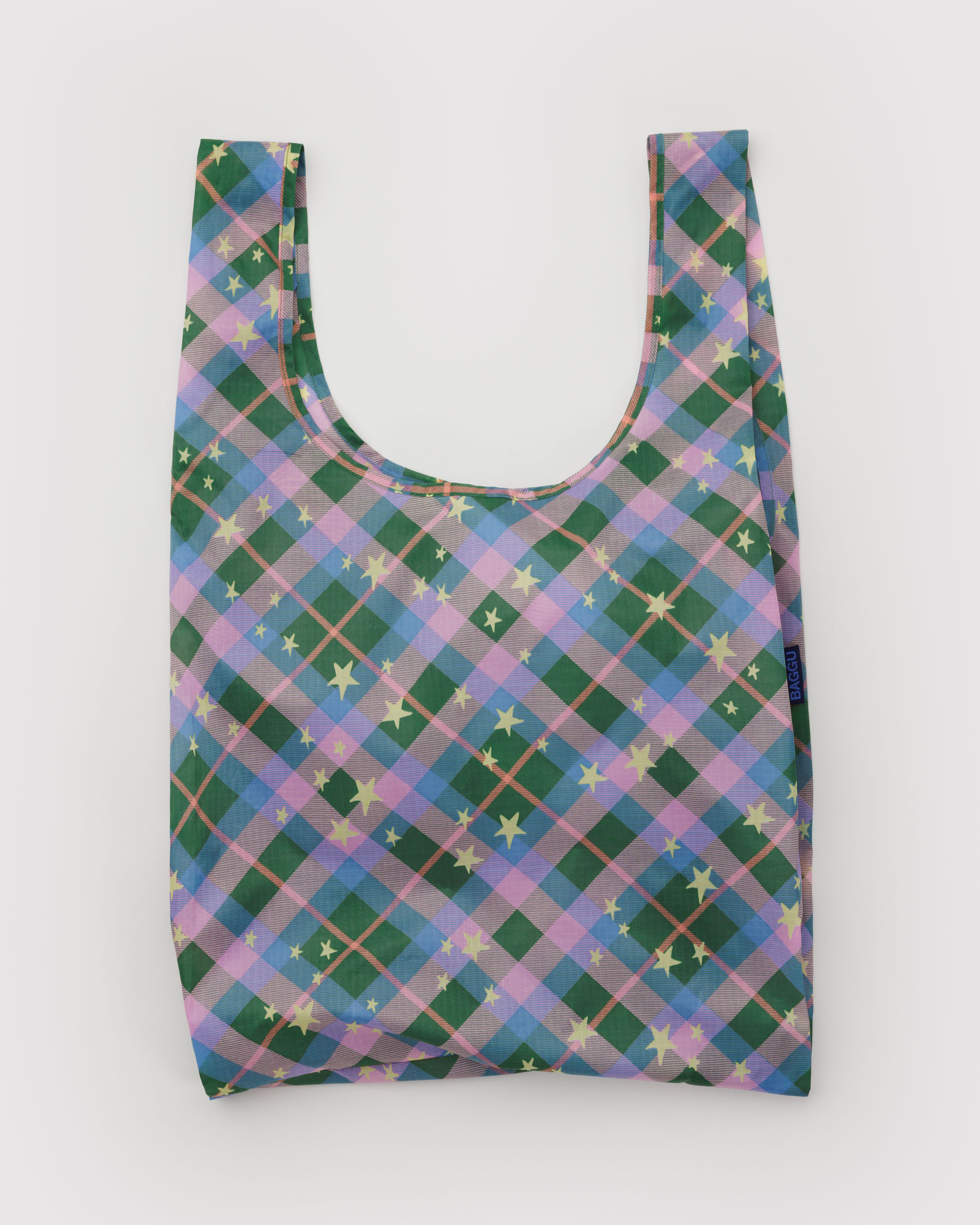 Standard Baggu - Green Star Plaid｜BAGGU