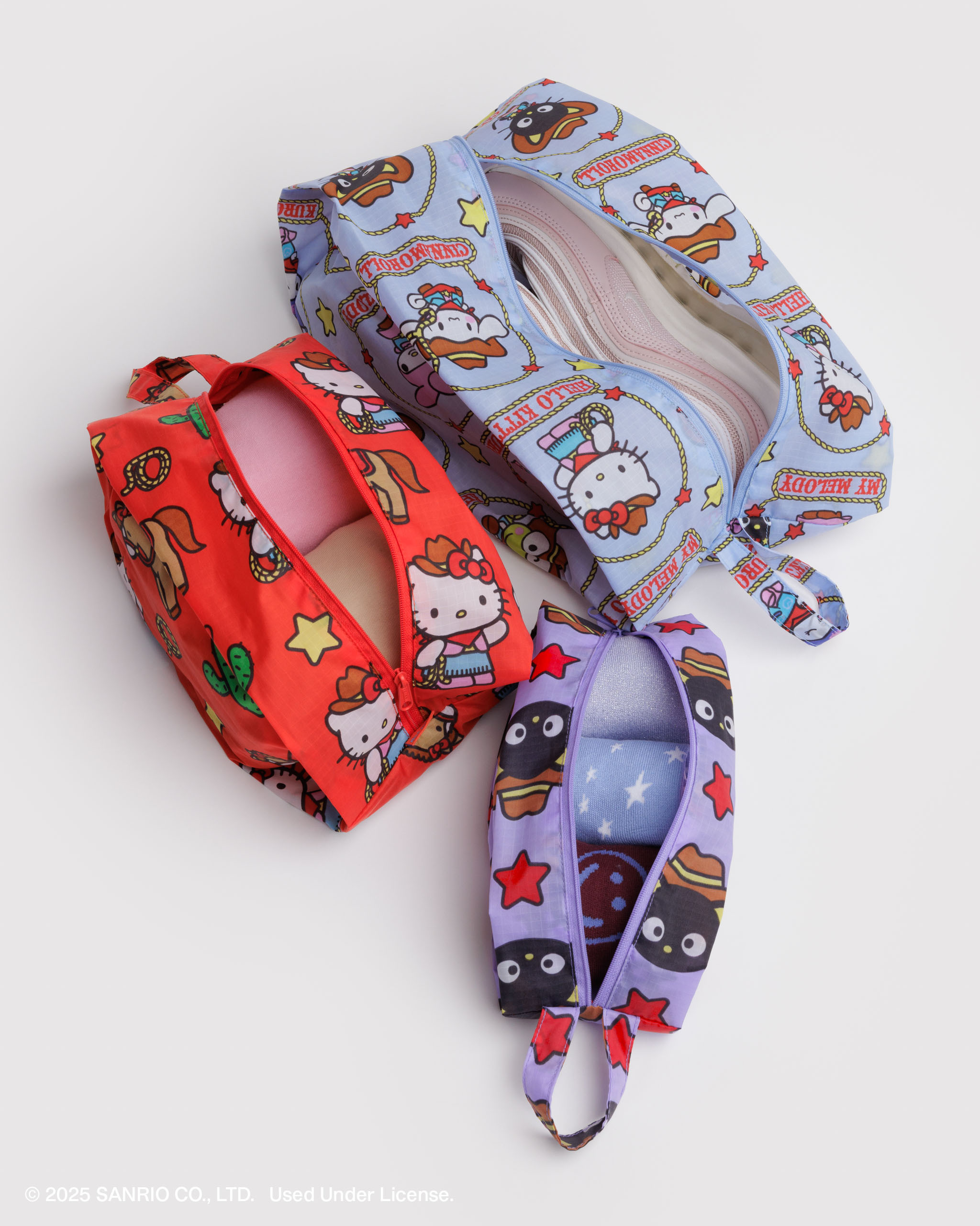 3D Zip Set - Hello Kitty & Friends Western | BAGGU