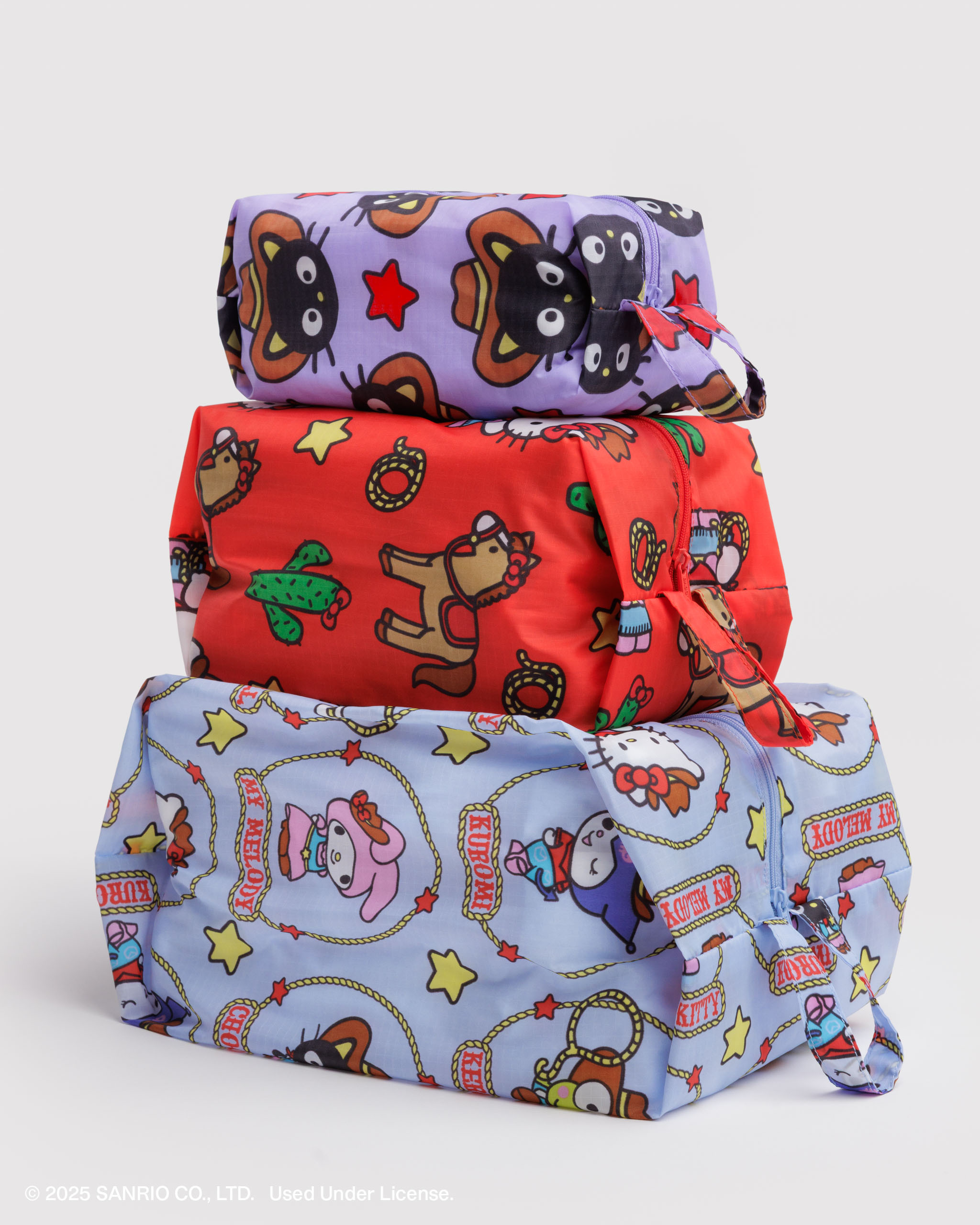 3D Zip Set - Hello Kitty & Friends Western | BAGGU