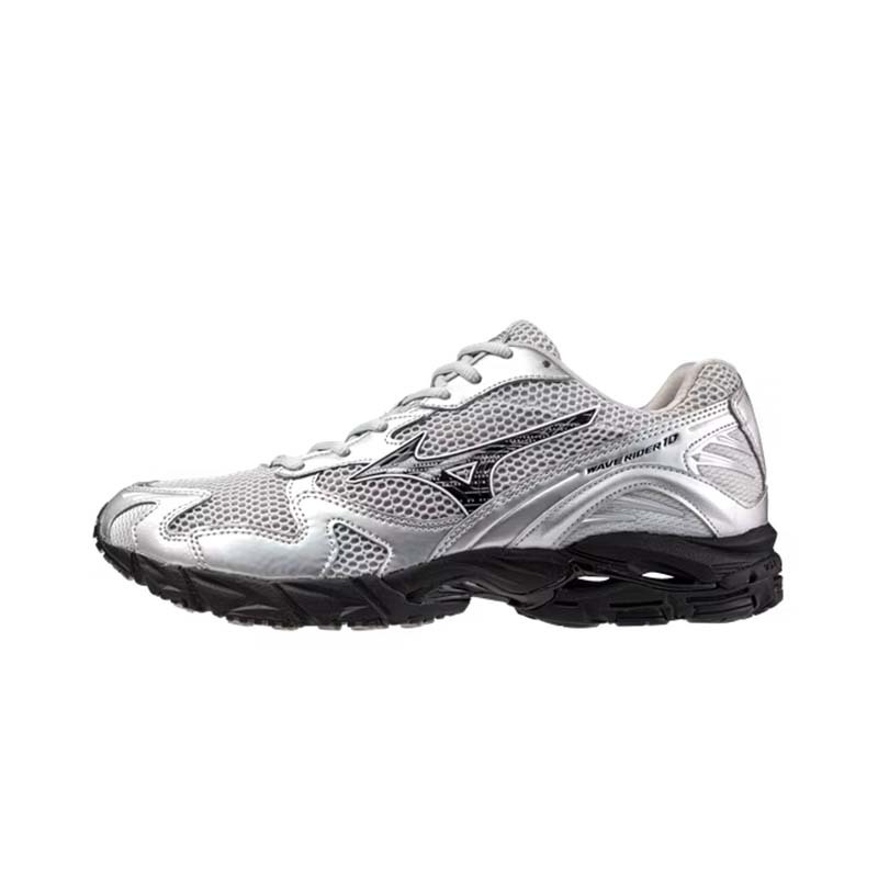 Mizuno Wave Rider 10 美津濃 銀色 男女鞋 D1GA243152 [台灣現貨]