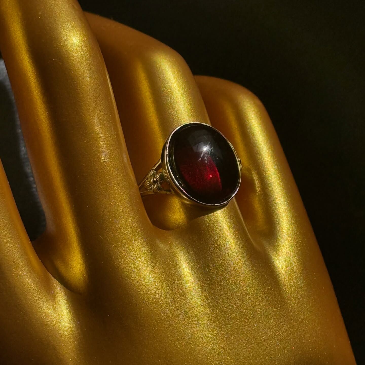 [原石] 血珀 925銀戒指 附戒盒