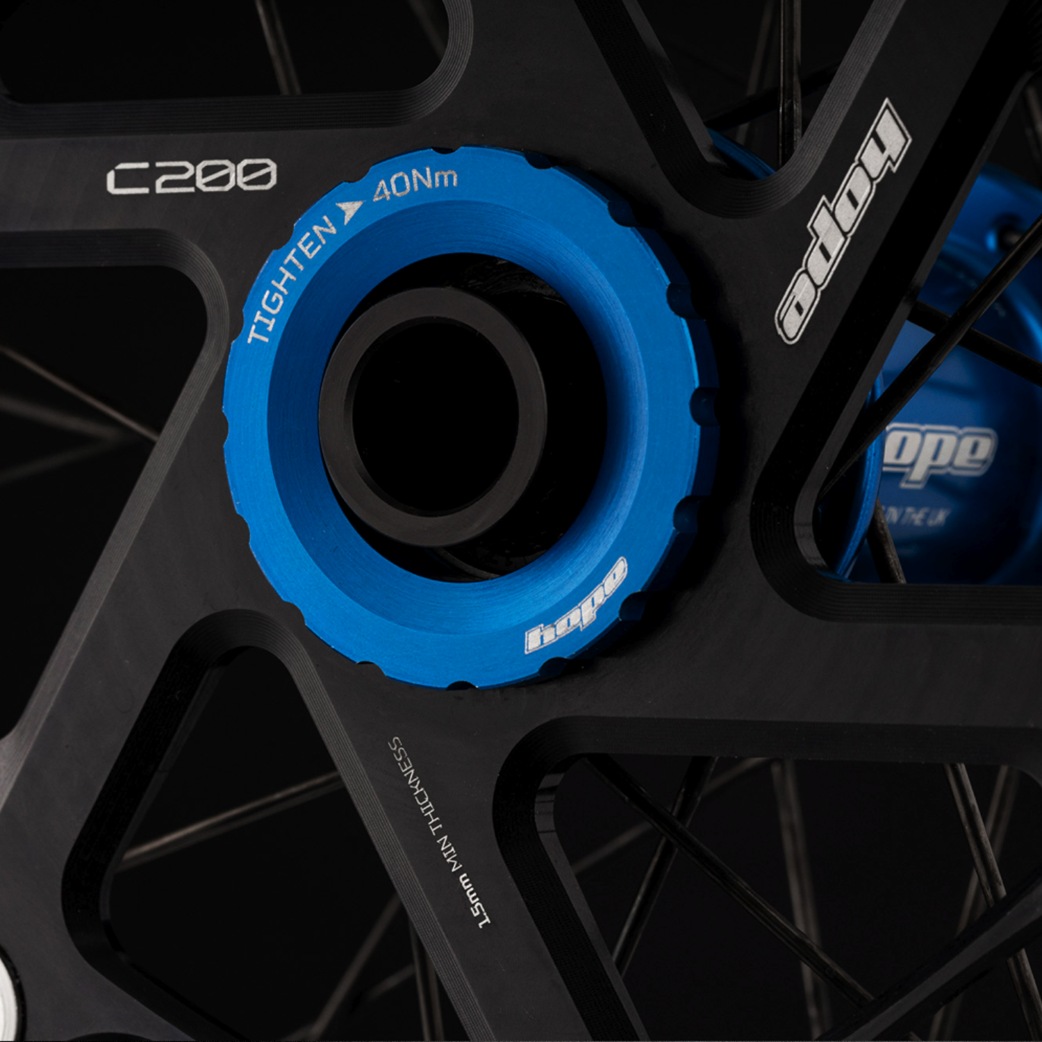 【Hope】浮動中鎖碟盤+碟盤鎖環套組 / 共6色