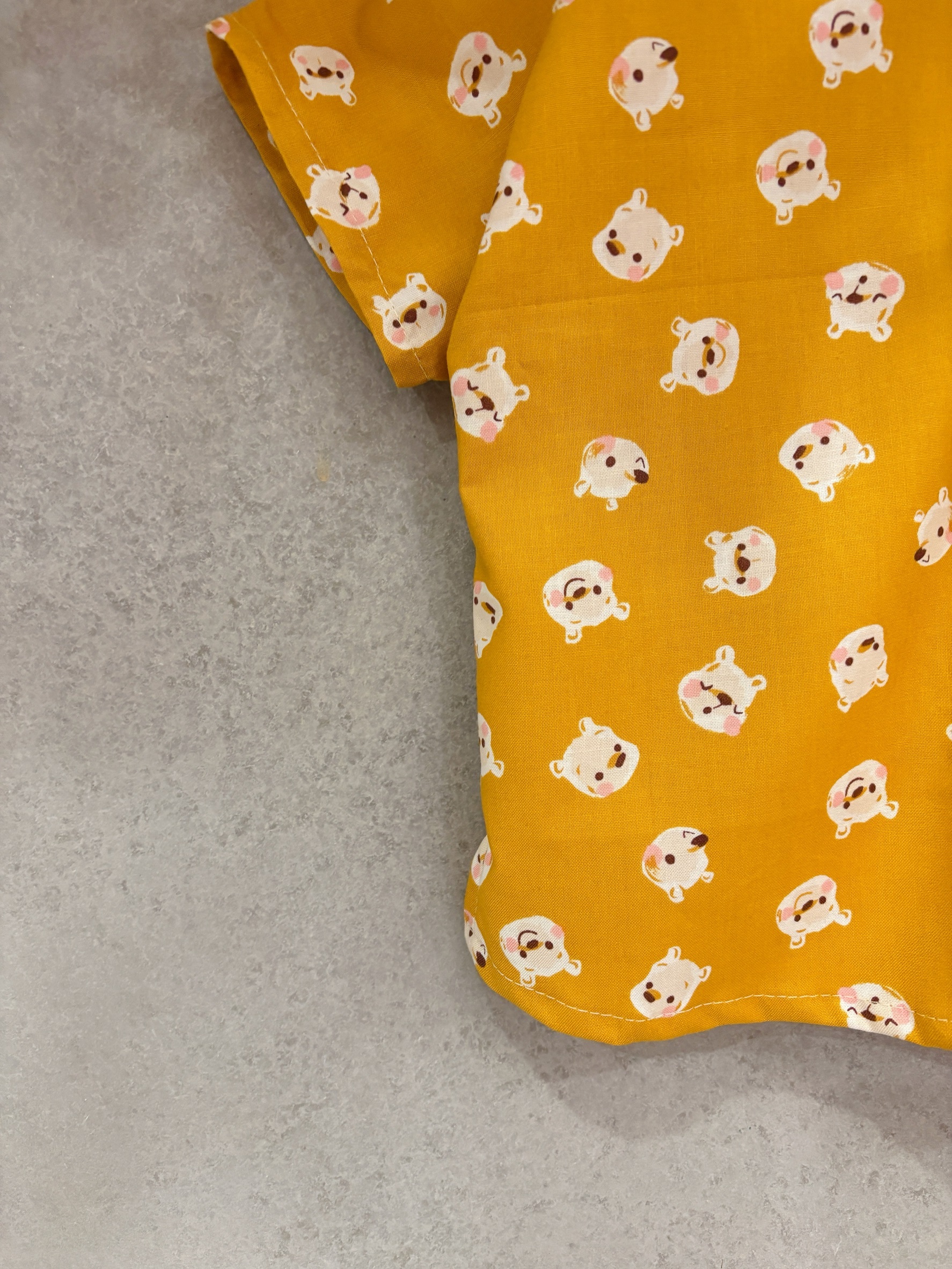 黃維尼頭像 V領短袖上衣(100)