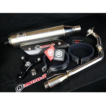 【MOTO-R】MOTO-R 排氣管 M1-S 白鐵束環管 回壓靜音 六代勁戰/JETSR/雷霆S