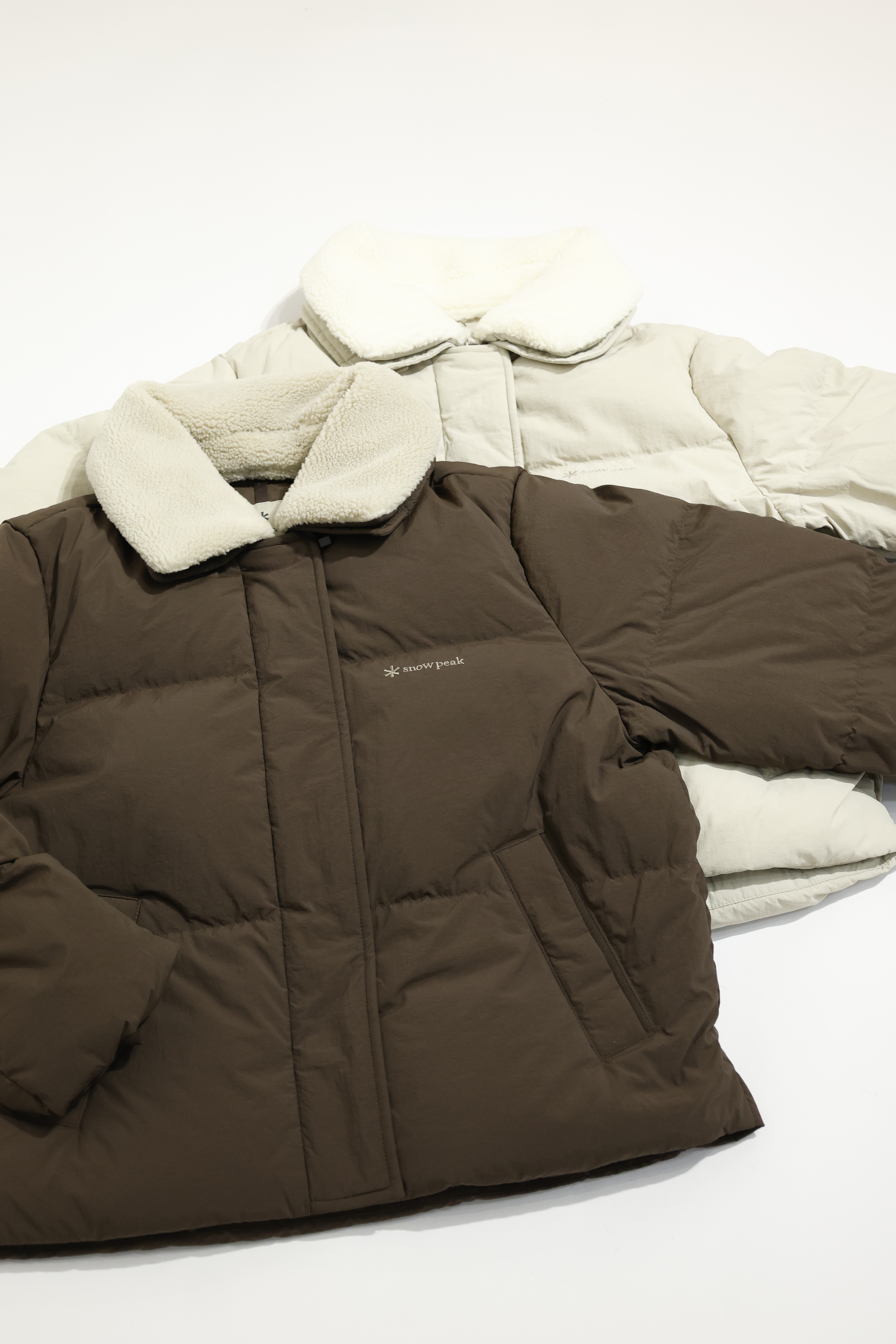 SNOW PEAK 女款 羊毛圈領羽絨外套 SKS25WWGDJ57