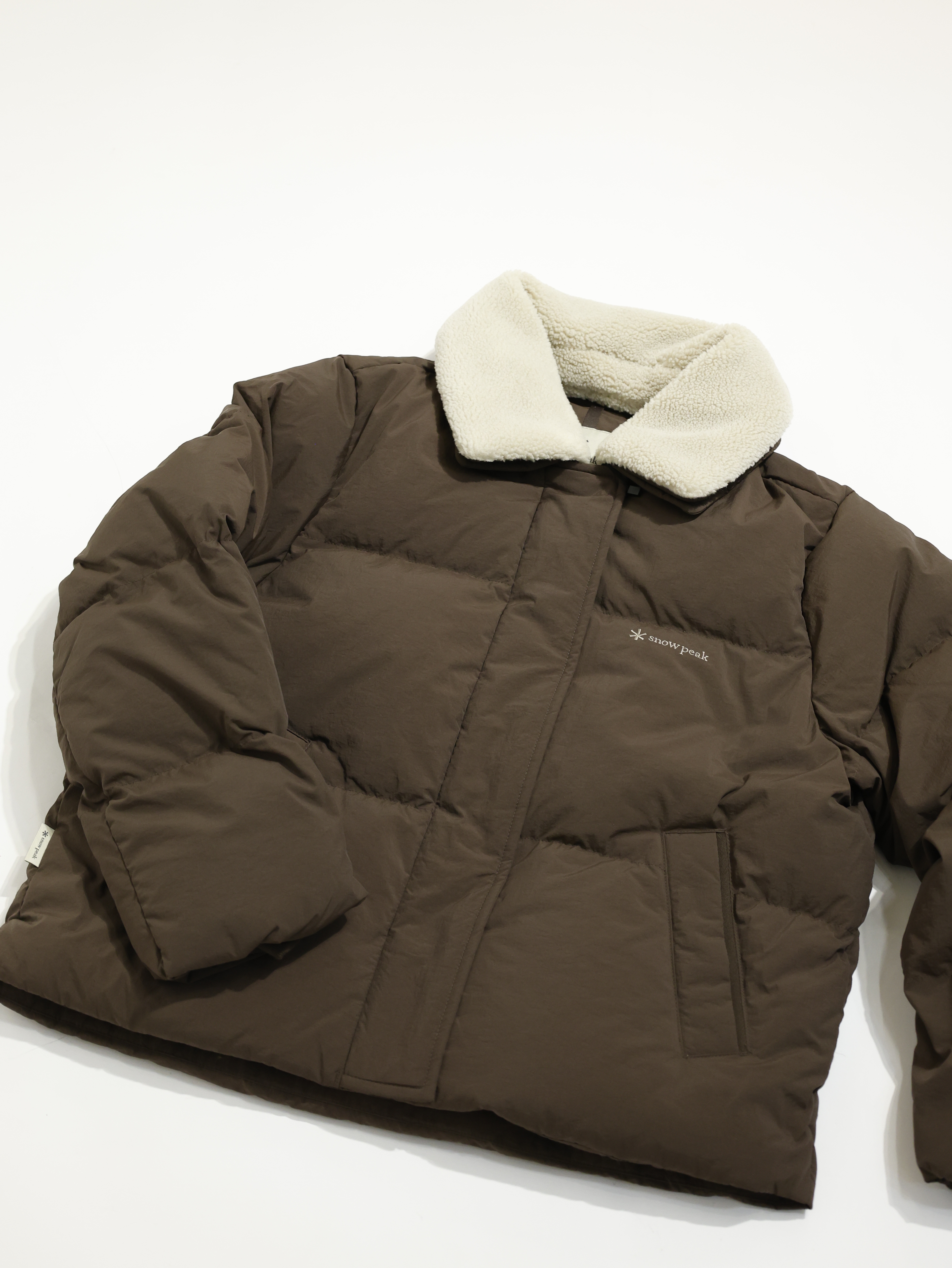 SNOW PEAK 女款 羊毛圈領羽絨外套 SKS25WWGDJ57