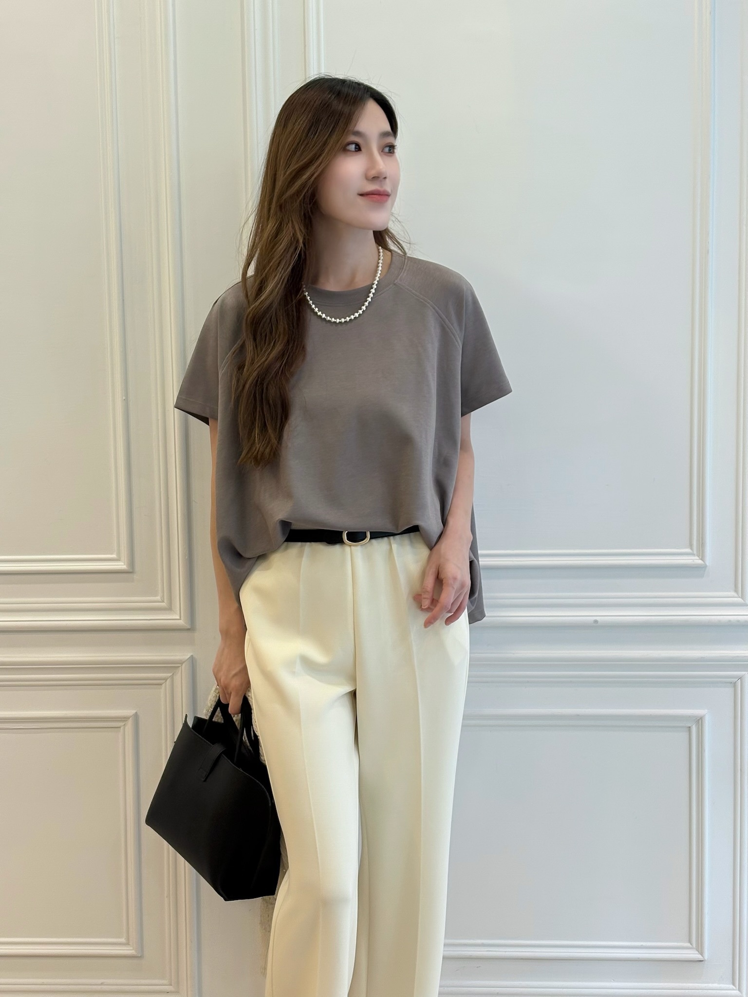 百搭圓領短袖棉料T