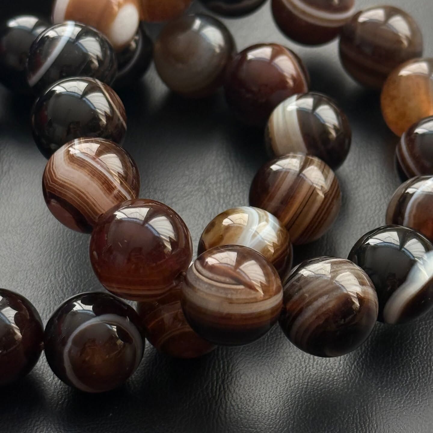 [原石] 天眼瑪瑙 男款 水晶手串