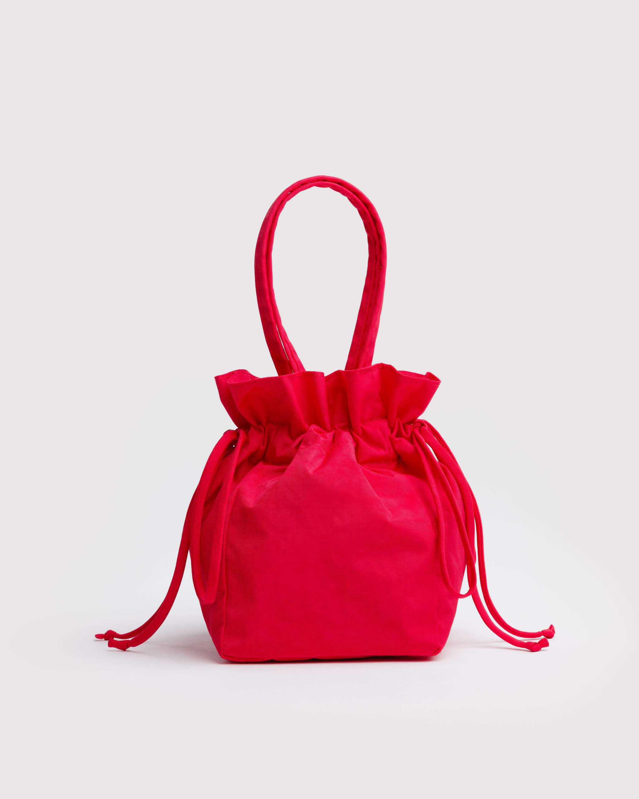 Nylon Drawstring Bag - Candy Apple｜BAGGU