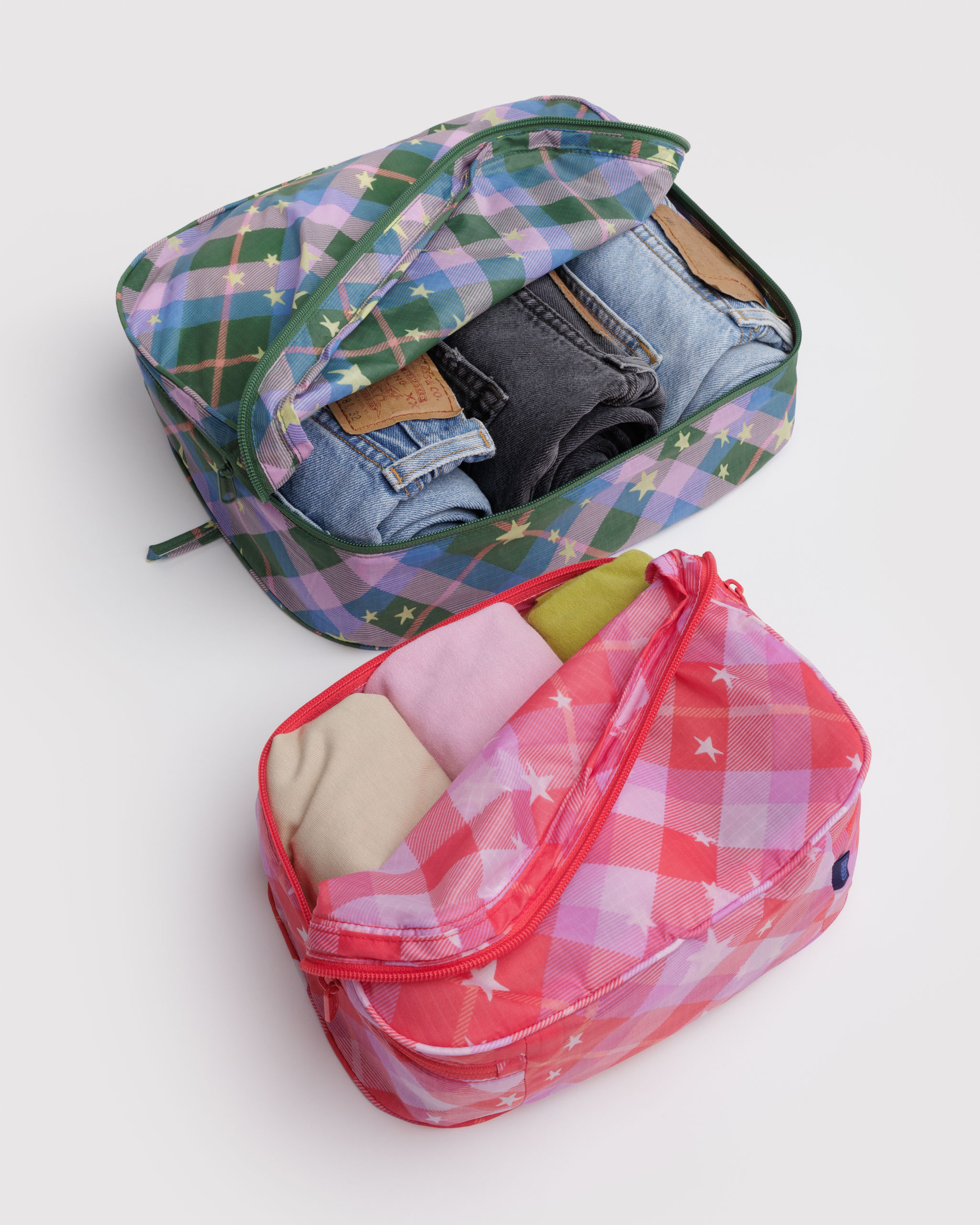 Packing Cube Set - Star Plaid | BAGGU