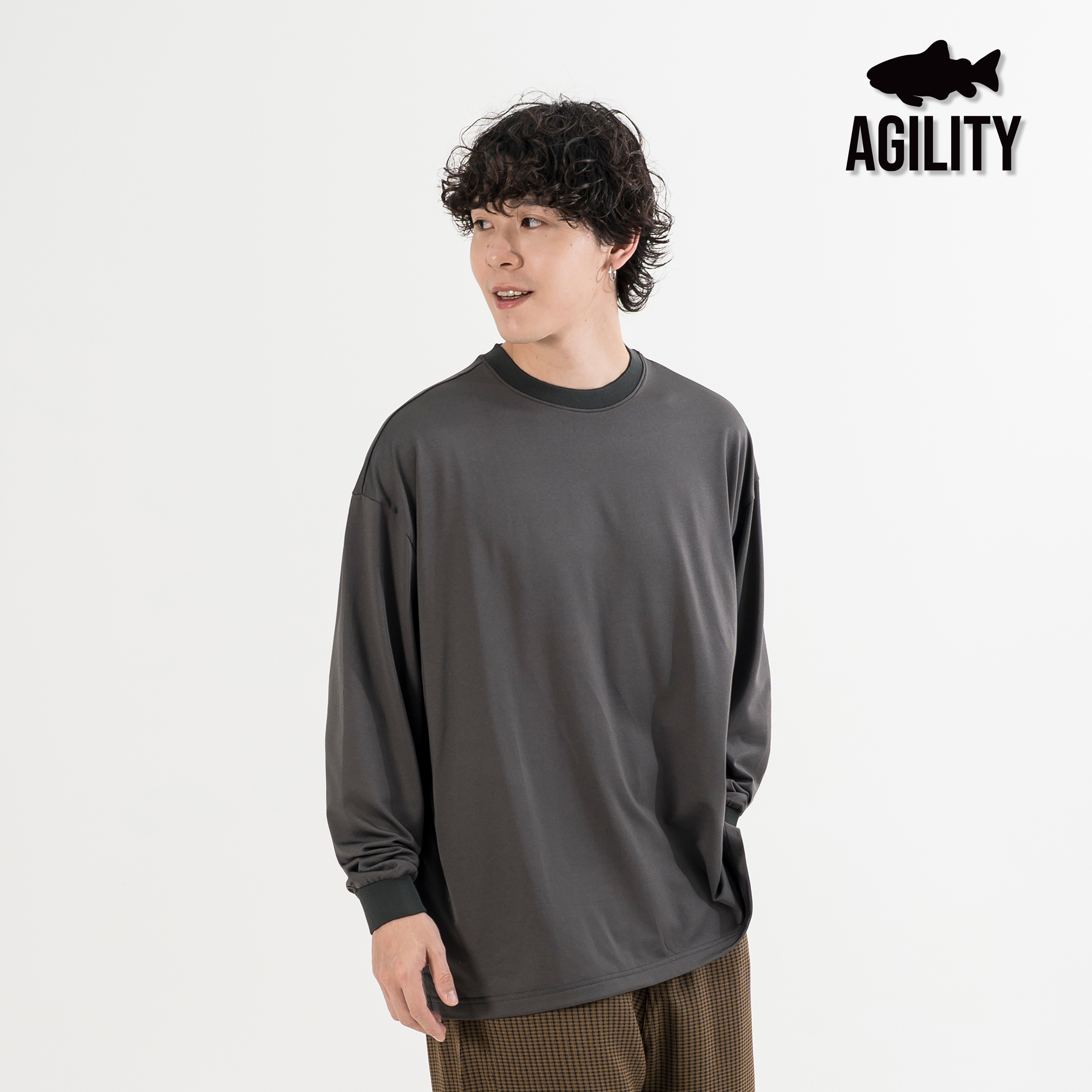 AGILITY OTTER-TECH Crew Neck LS Tee 小水獺 圓領 長袖Tee [A-OT1-多件優惠]