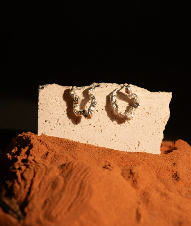 JUelry Stardust 宇宙碎片 | 日蝕耳環 Eclipse Earrings