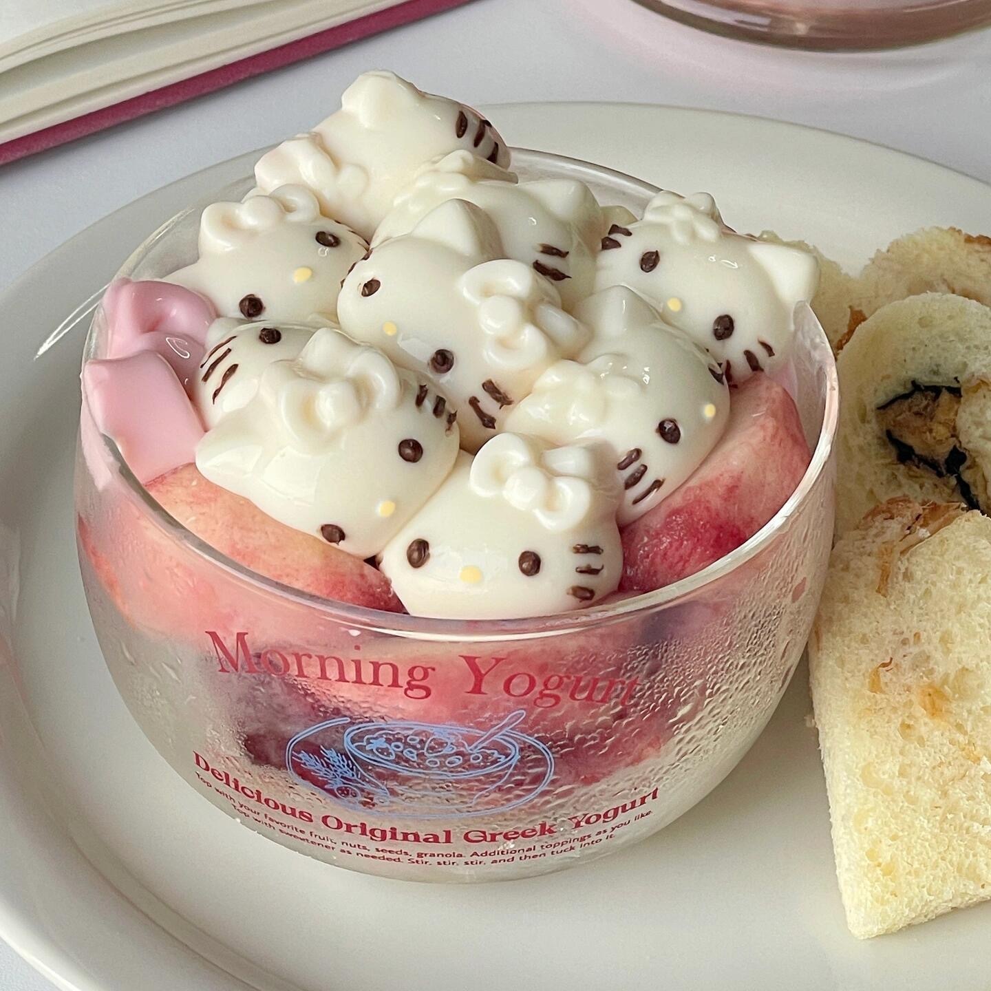 圣诞预购 kitty硅胶磨具+盖子+冰铲+透明储纳盒