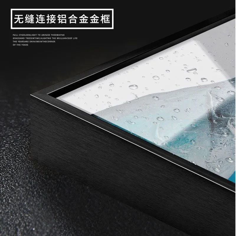 圣诞预购 钻石画 照片简约 铝合金相框 50x70cm