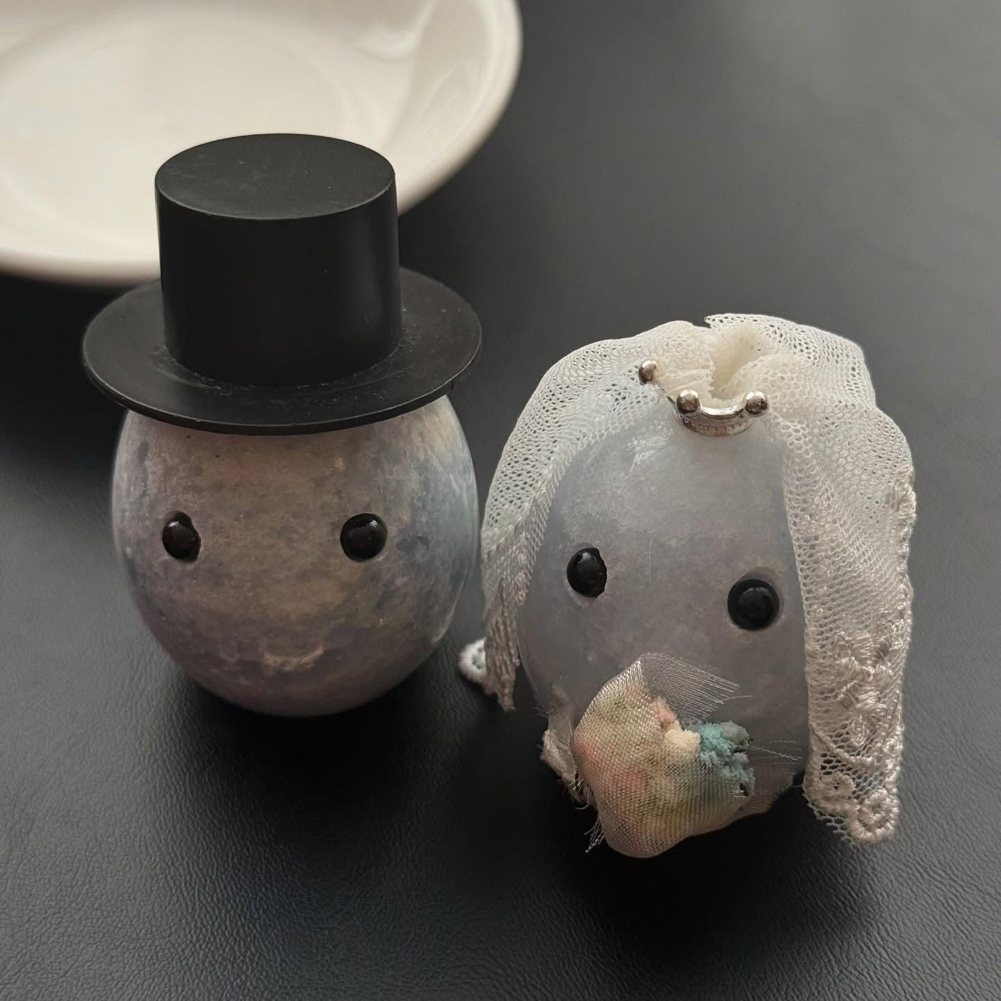 [原石] 天青石 新郎新娘 一對