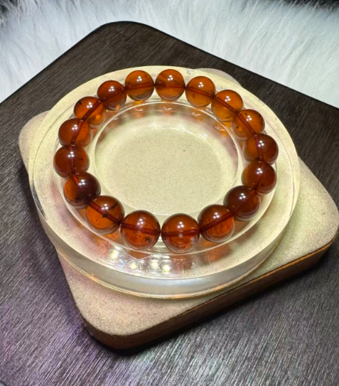 251016 - D10 12mm+極品血珀手串（一物一證書） (11月中到貨）
