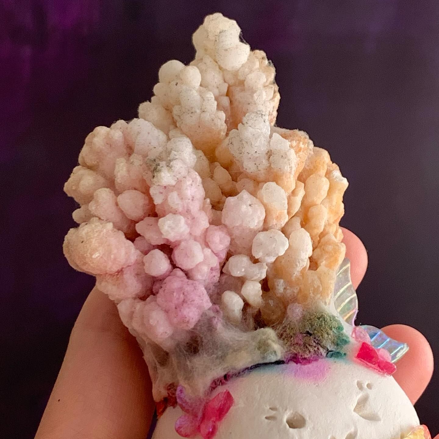 [原石] 爆米花石膏 小晶靈