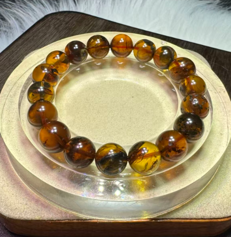 251016 - D11 11mm+極稀有藥珀手串（一物一證書） (11月中到貨）