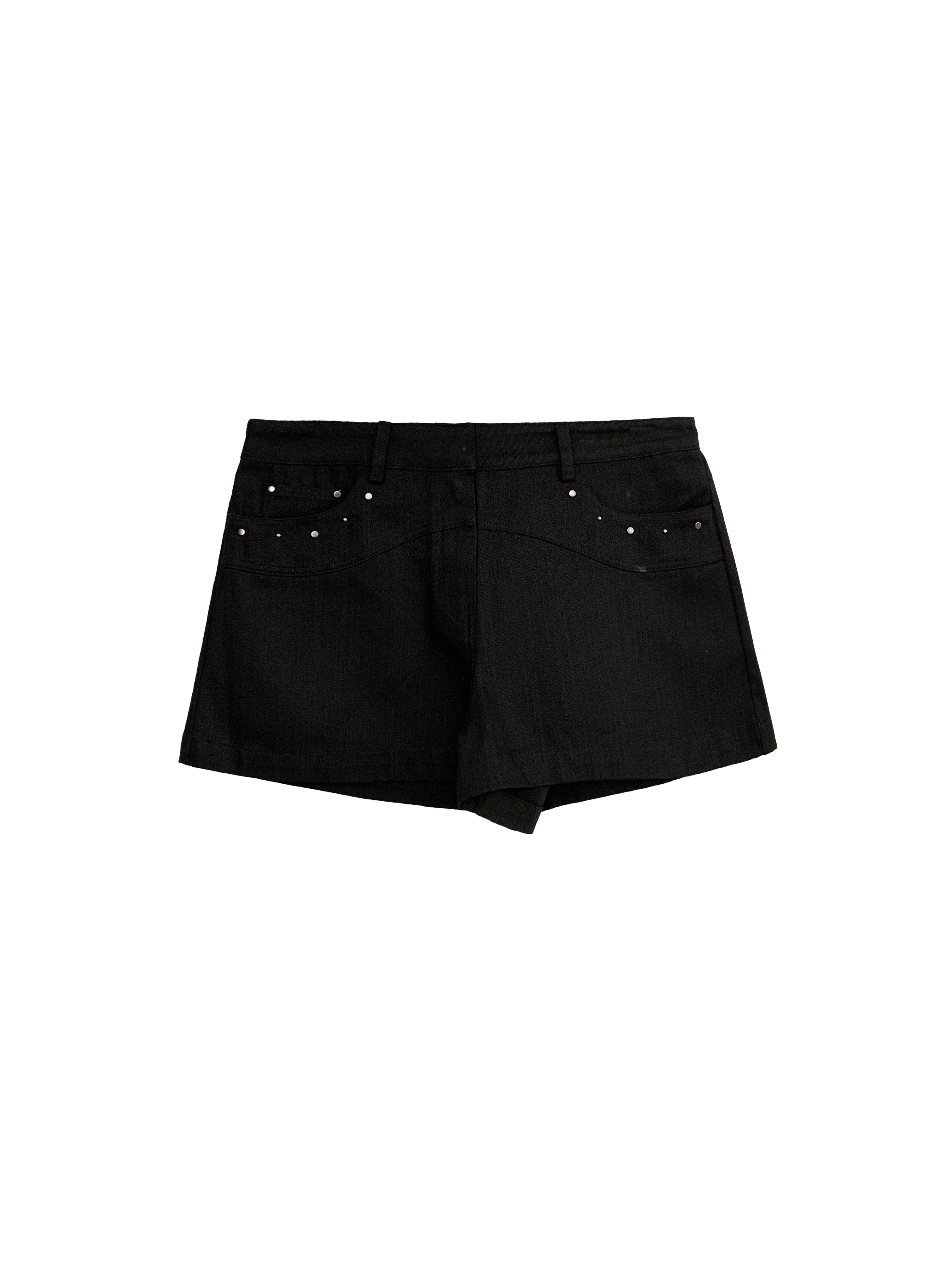 釘釘短褲(黑M現貨)