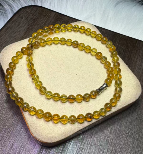 251016 - D3 6mm+頂級藍珀頸鏈（一物一證書） (11月中到貨）