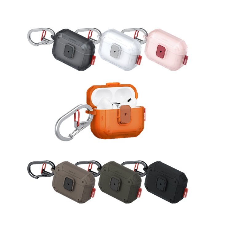 SKINARMA Mecha LE AirPods Pro 3 未來元素藍牙耳機保護套 (連鋅合金掛扣)