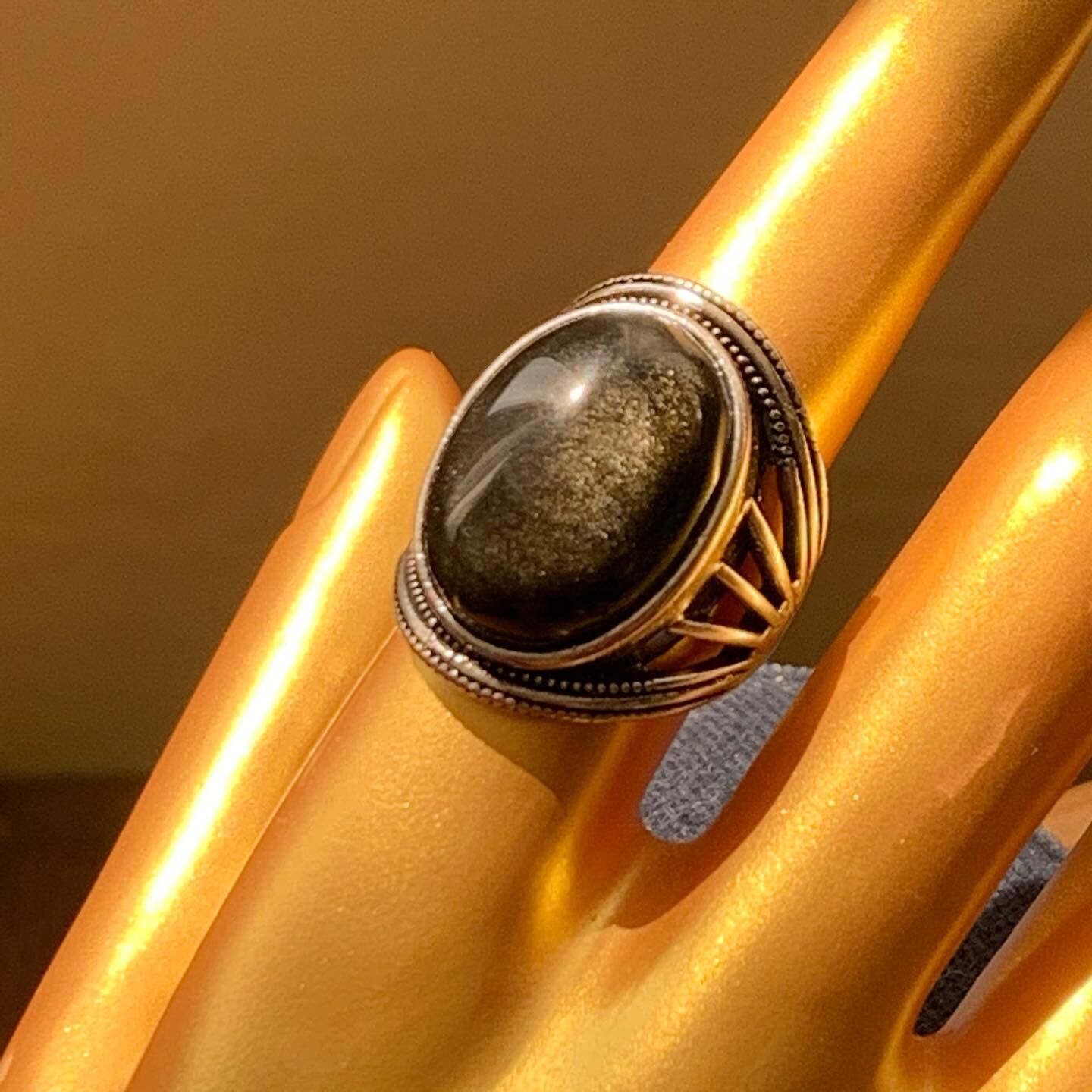 [原石] 金曜石 男戒