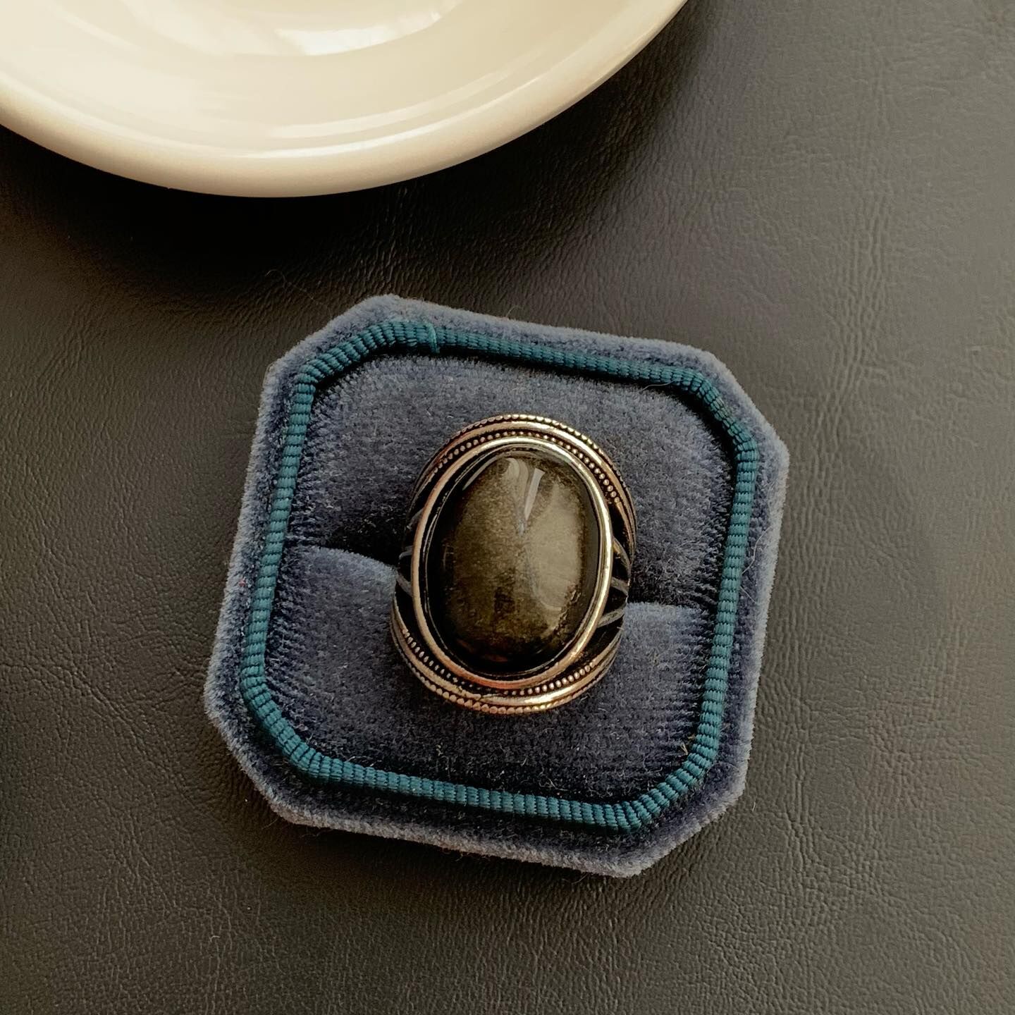 [原石] 金曜石 男戒