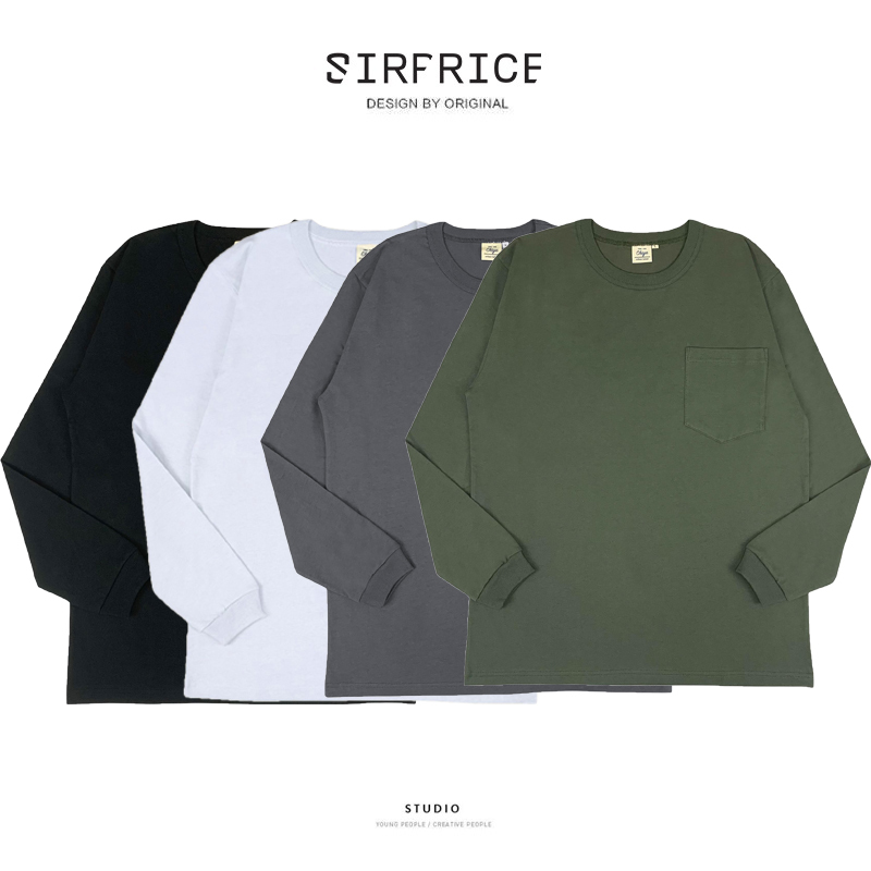 長袖T恤 台灣製造 精梳棉 400g