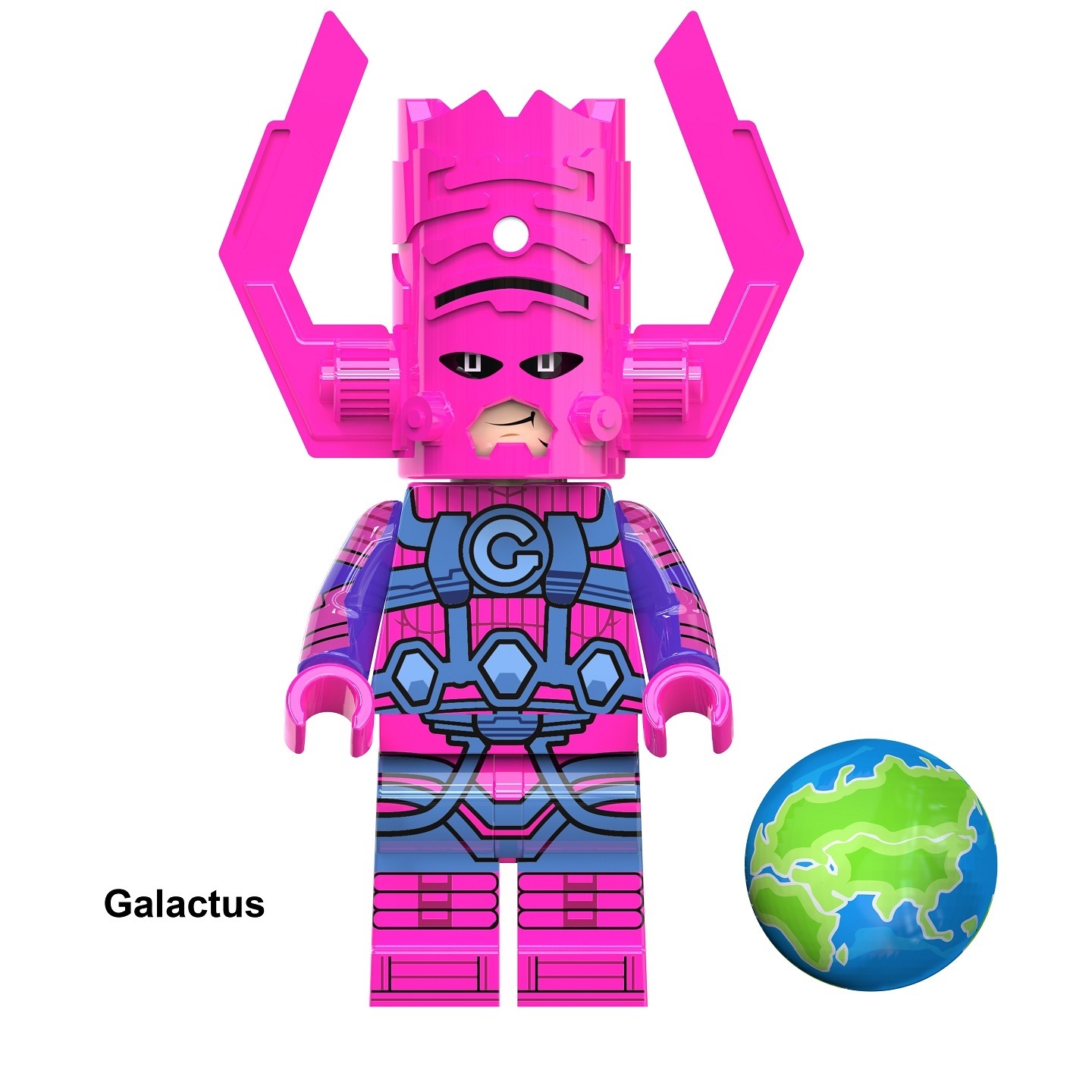 The Fantastic Four Galactus Custom Minifigures Minifigs Fit Lego TV6213 TV1103