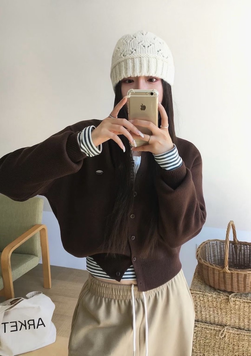 alpaca rib-knit beanie