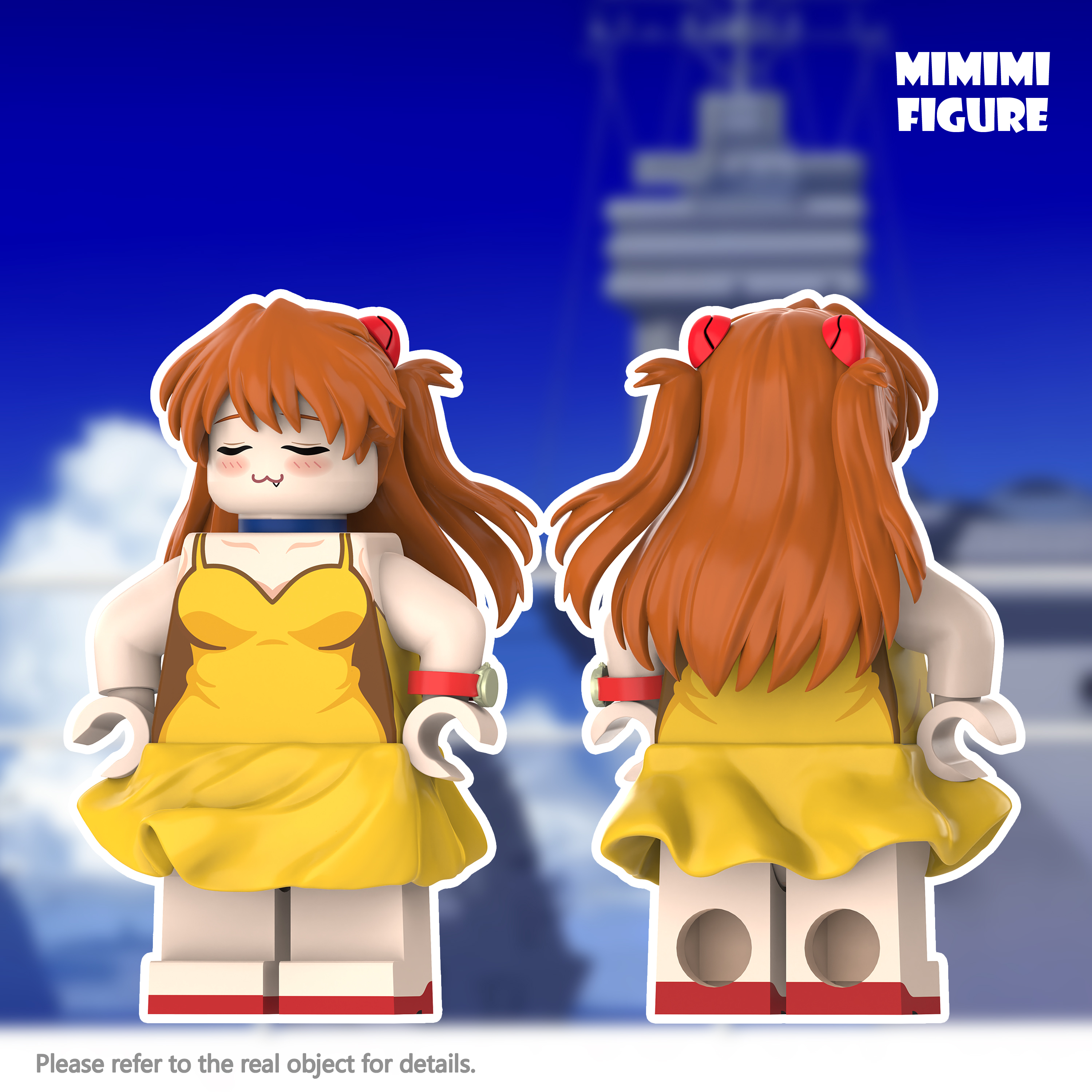 [MIMIMI][Preorder] Asuka Langley (Yellow Dress Style) [UVprinted]