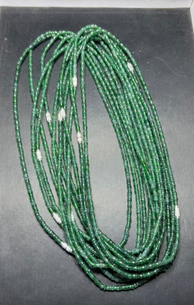 251016 - D36 極品辣陽綠翡翠竹節長頸鏈 (11月中到貨）