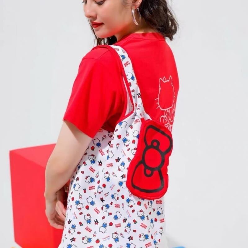 Hello Kitty  Sanrio |蝴蝶結折疊環保袋