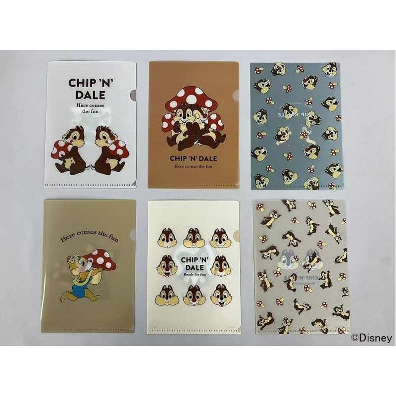 【最新限定】JP Chip and Dale 迷你透明 File 15.7x11 盲抽 TK251016