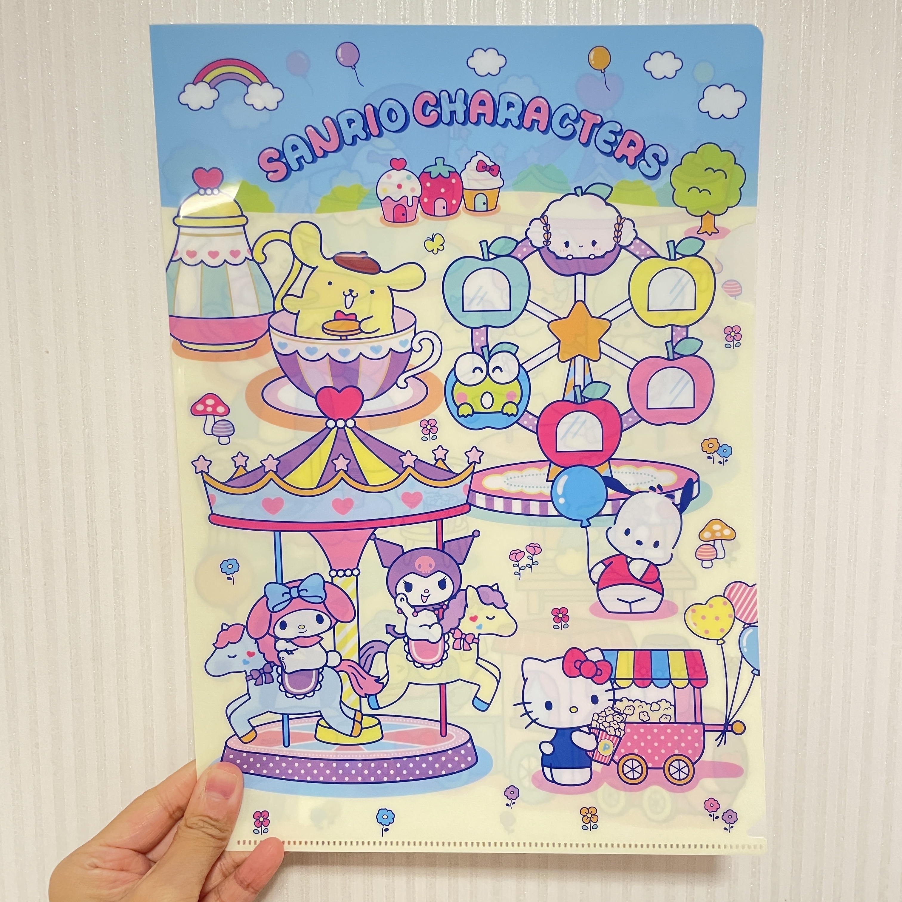 JP Sanrio Mix 樂園版 A4 File 5445 TK251016