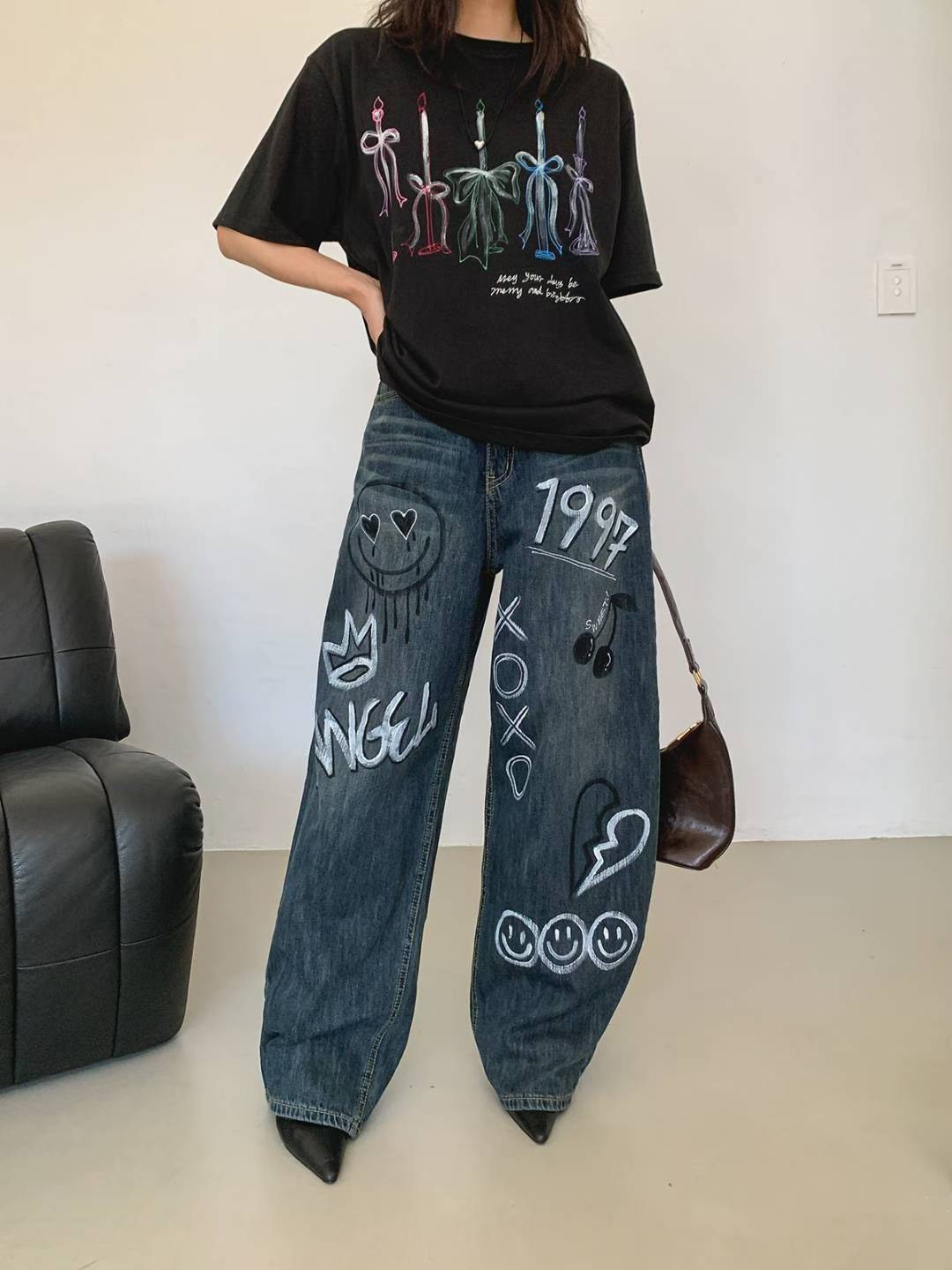 1997塗鴉牛仔褲