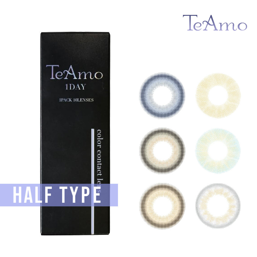 TeAmo Half 愛神之語 1 Day 美瞳 彩色 日拋隱形眼鏡 10片