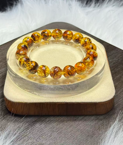 251016 - D125 11mm++頂級花珀手串（一物一證書）(11月中到貨）