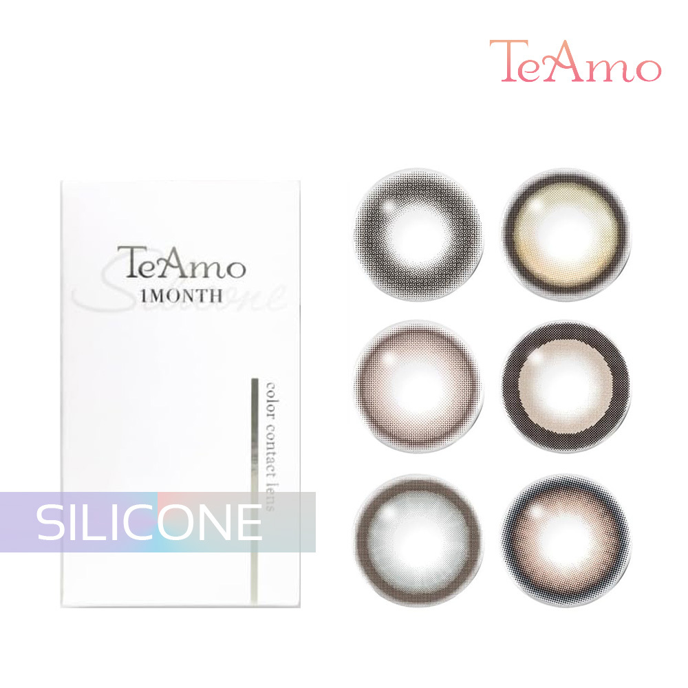 TeAmo Silicone 愛神之語 1 Month 美瞳 彩色 月拋 隱形眼鏡 1片