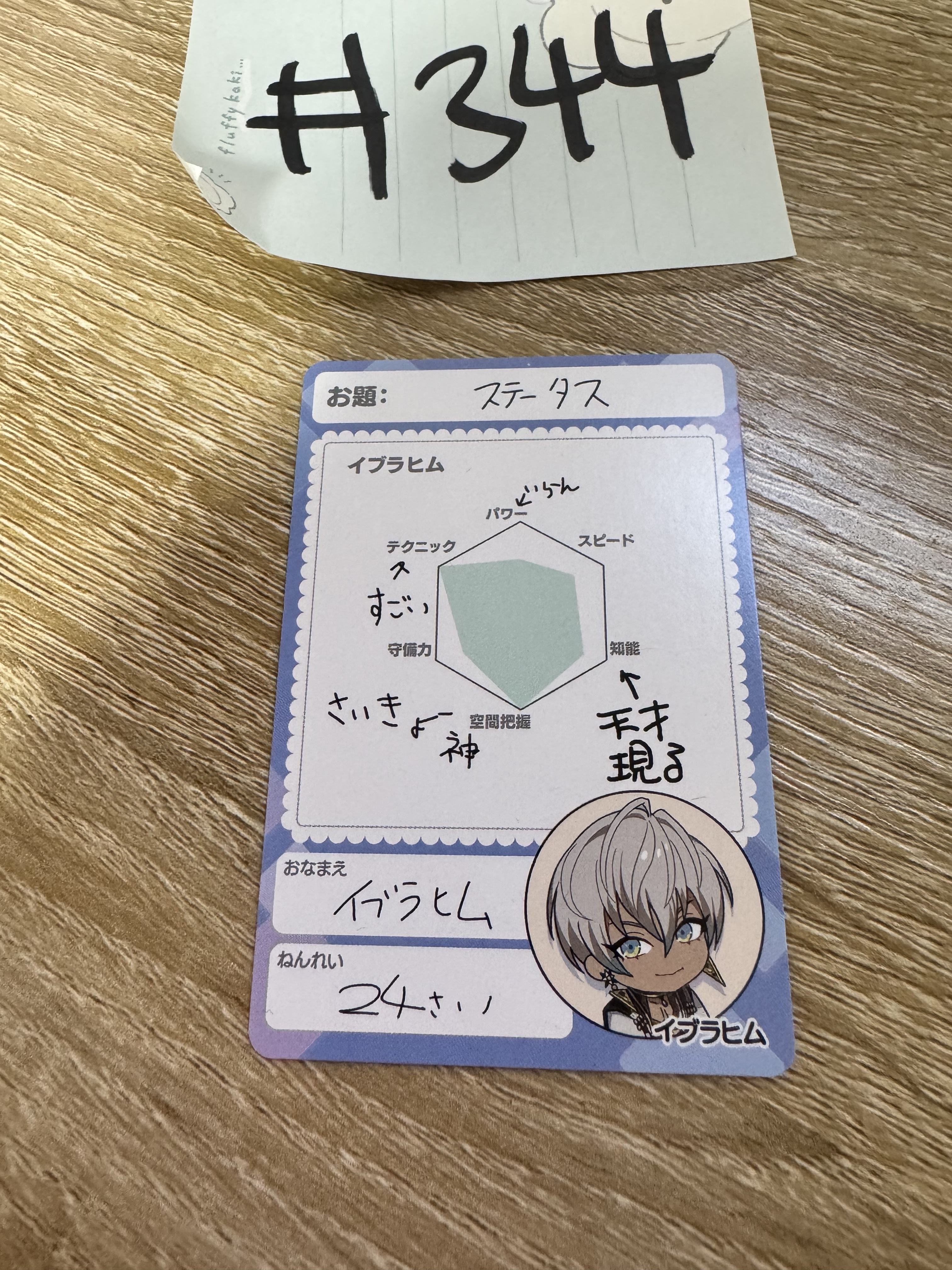 彩虹社 IBRAHIM 小卡#344