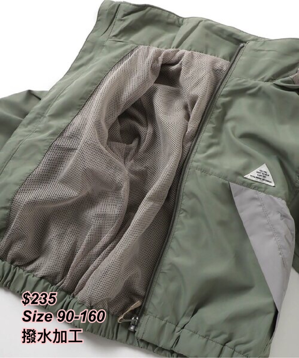 17/10 日系童裝Breeze 薄身風褸/ 多色