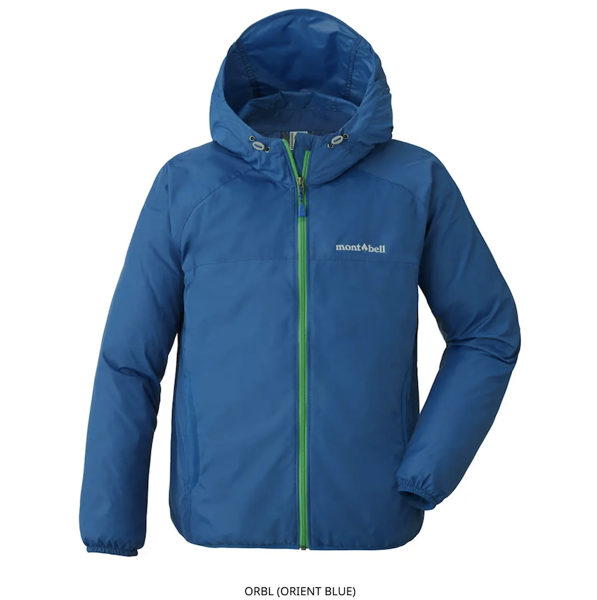 日本 Mont-Bell Wind Blast Hooded Jacket Kid's 兒童外套