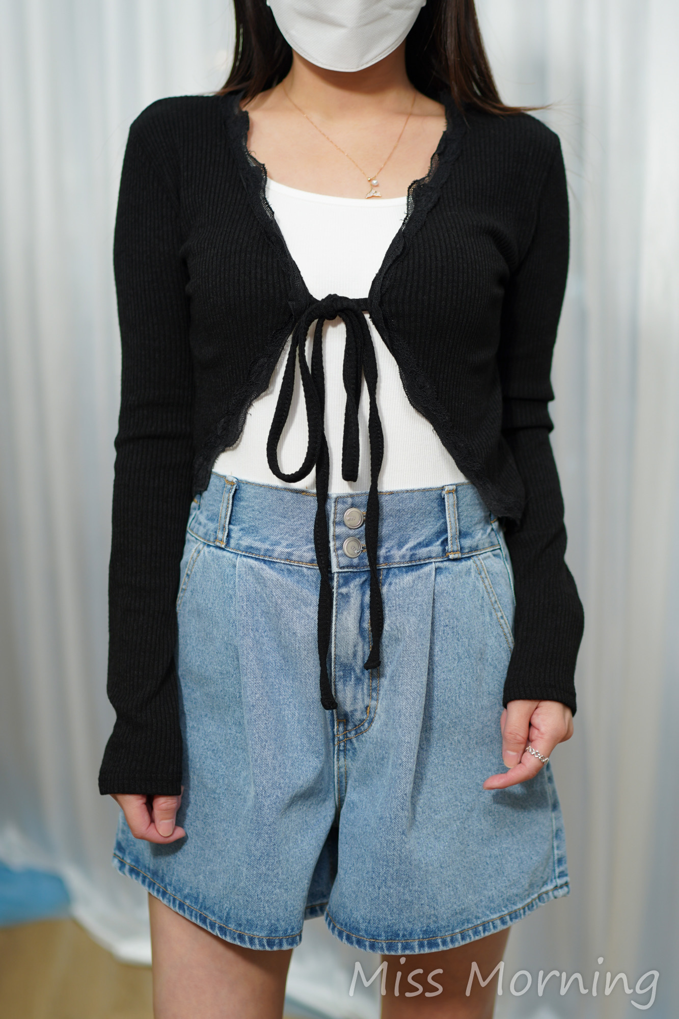 Lace邊邊小外套(14857)