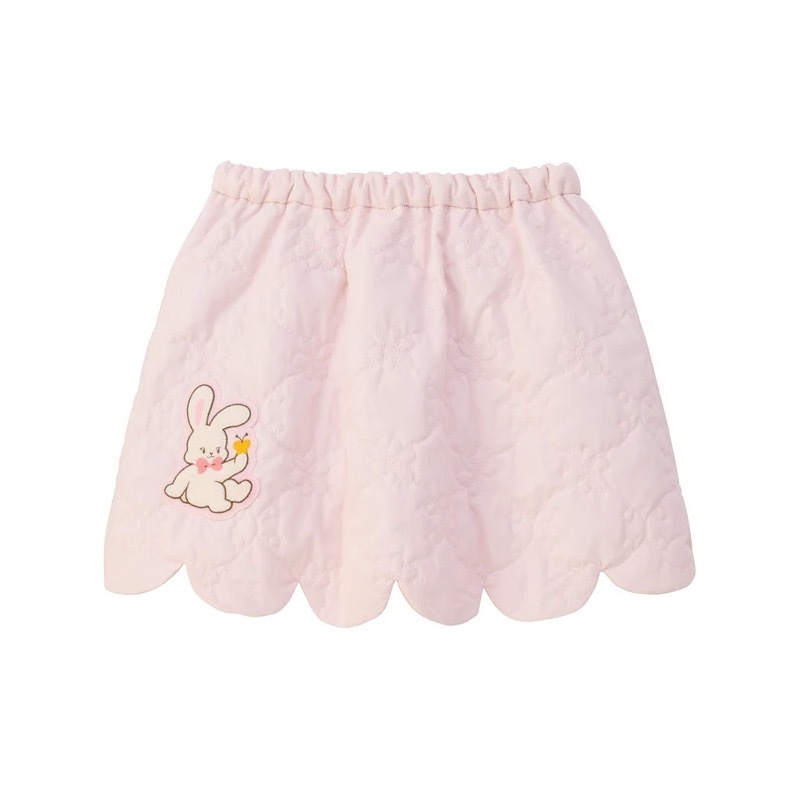 𝐌𝐢𝐤𝐢 𝐇𝐨𝐮𝐬𝐞 兔兔荷葉邊壓紋短裙