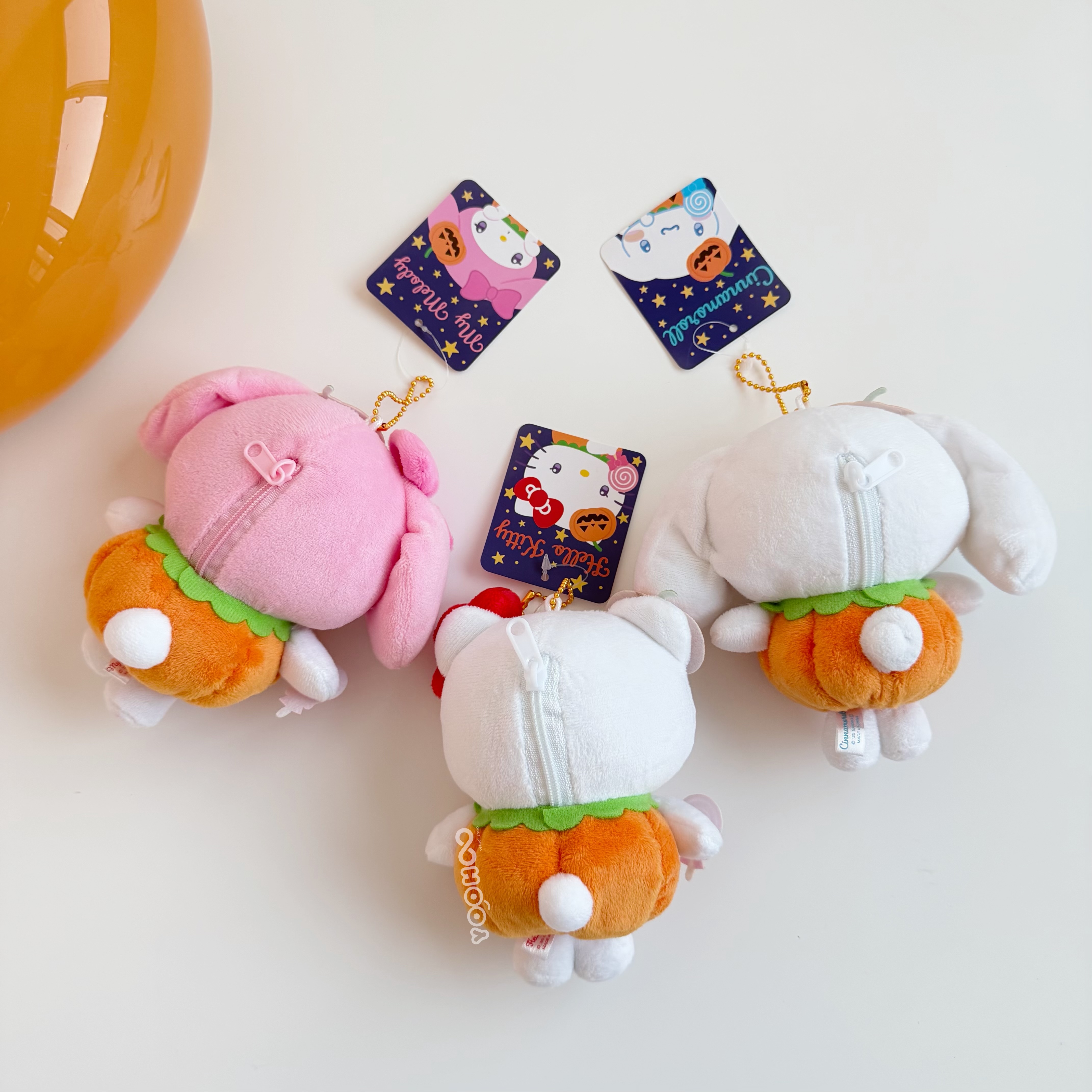 現貨┃萬聖節 南瓜 KITTY 美樂蒂 大耳狗 庫洛米 吊飾