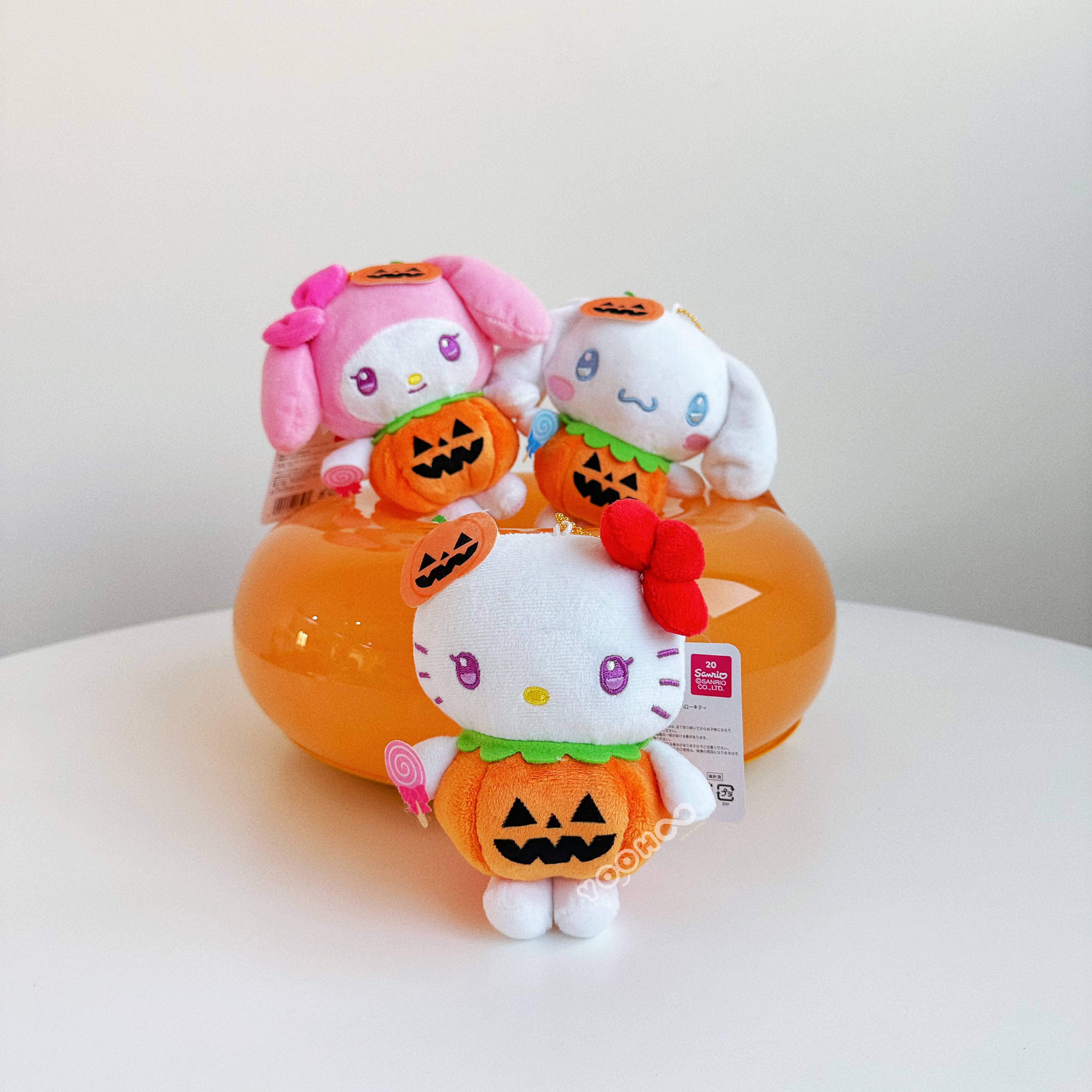 現貨┃萬聖節 南瓜 KITTY 美樂蒂 大耳狗 庫洛米 吊飾